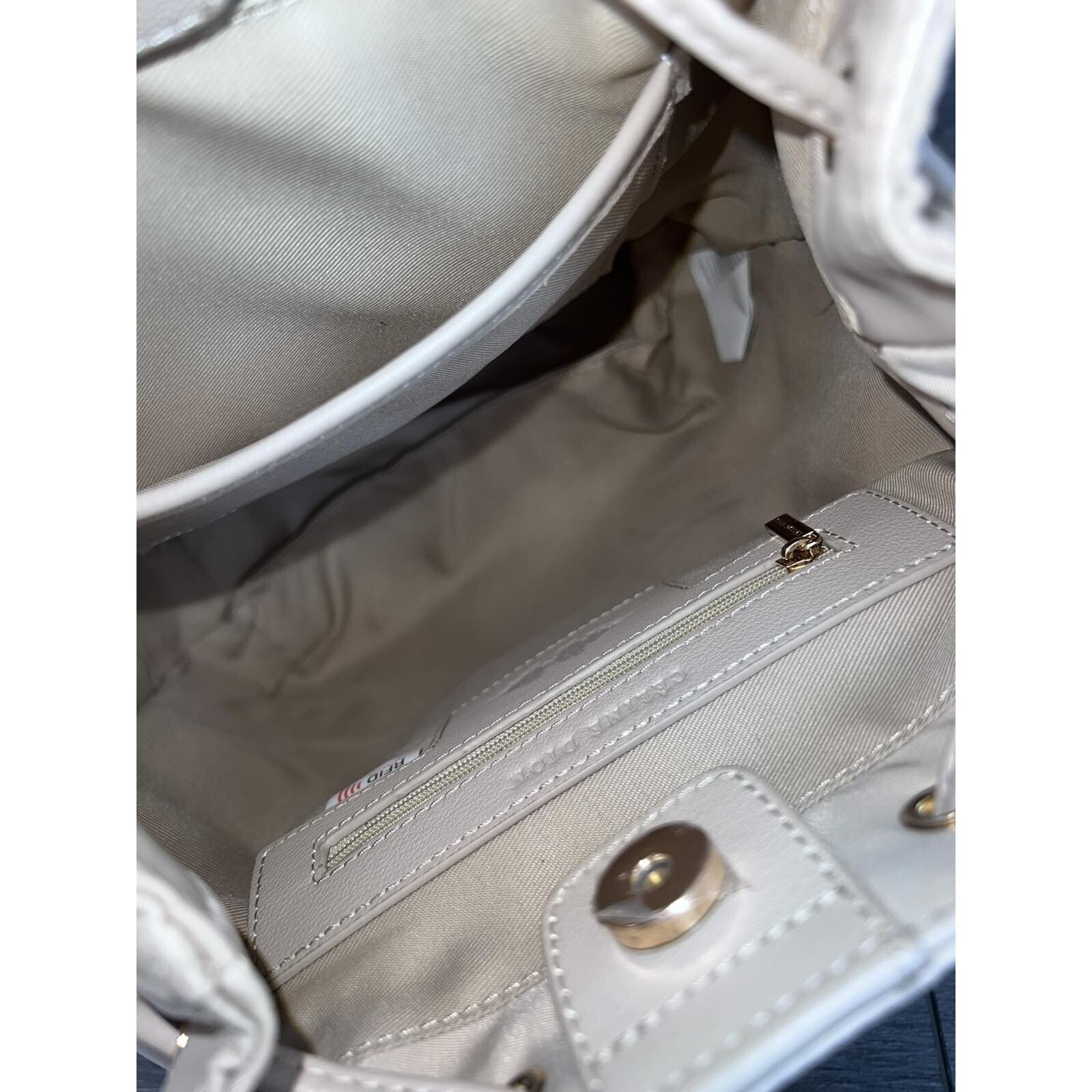 Celine CÉLINE DION Gray with gold Size Medium Bag B000489 Size ONE SIZE - 13 Thumbnail
