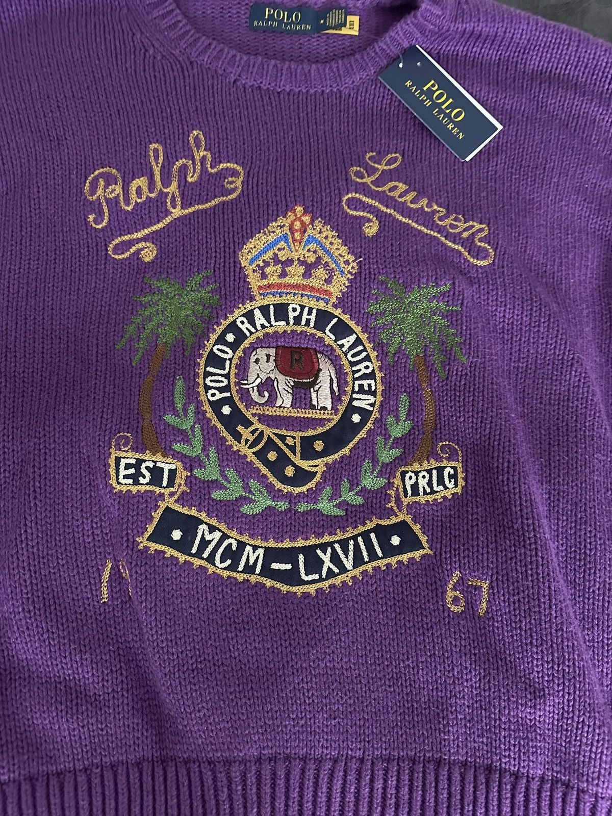 Ralph Lauren BRAND NEW SOLD OUT Ralph Lauren Embroidered Sweater Size US M / EU 48-50 / 2 - 2 Thumbnail
