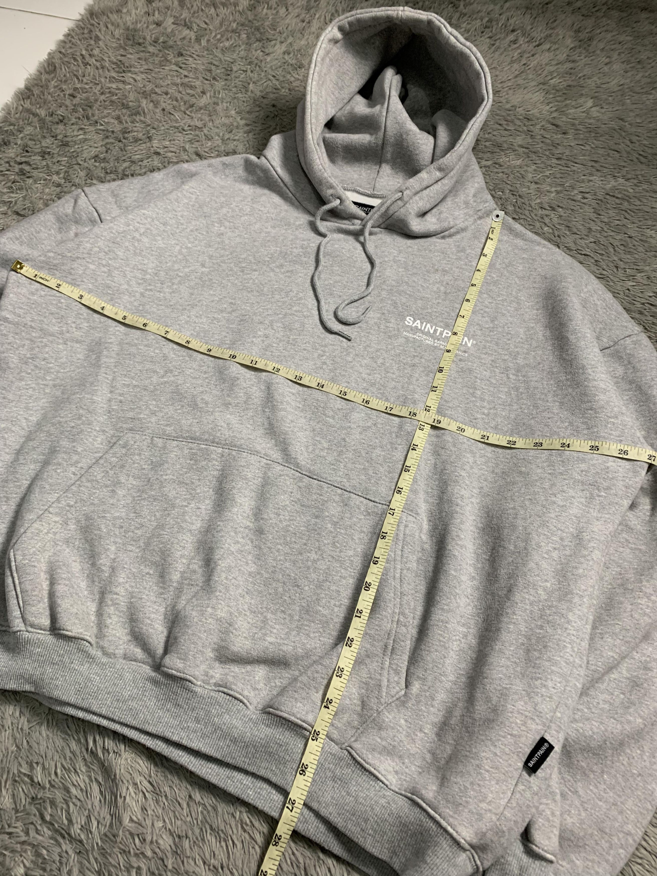 Japanese Brand Saint Paint Hoodie Off White Essentials Style Size US L / EU 52-54 / 3 - 10 Thumbnail