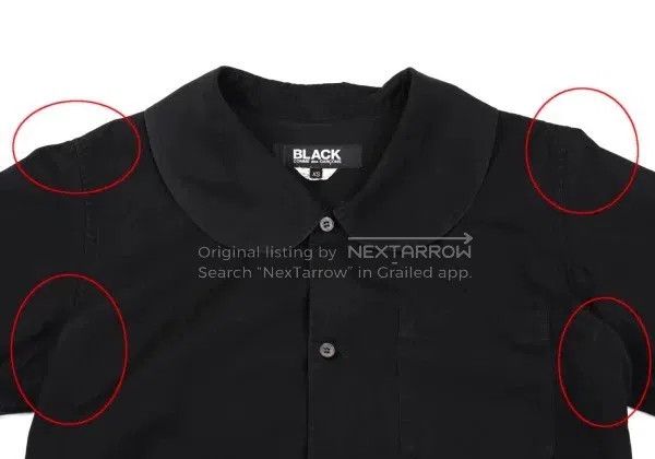 Comme des Garcons Comme Des Garcons Black Retro Crew Neck Shirt Top Size XS / US 0-2 / IT 36-38 - 5 Thumbnail
