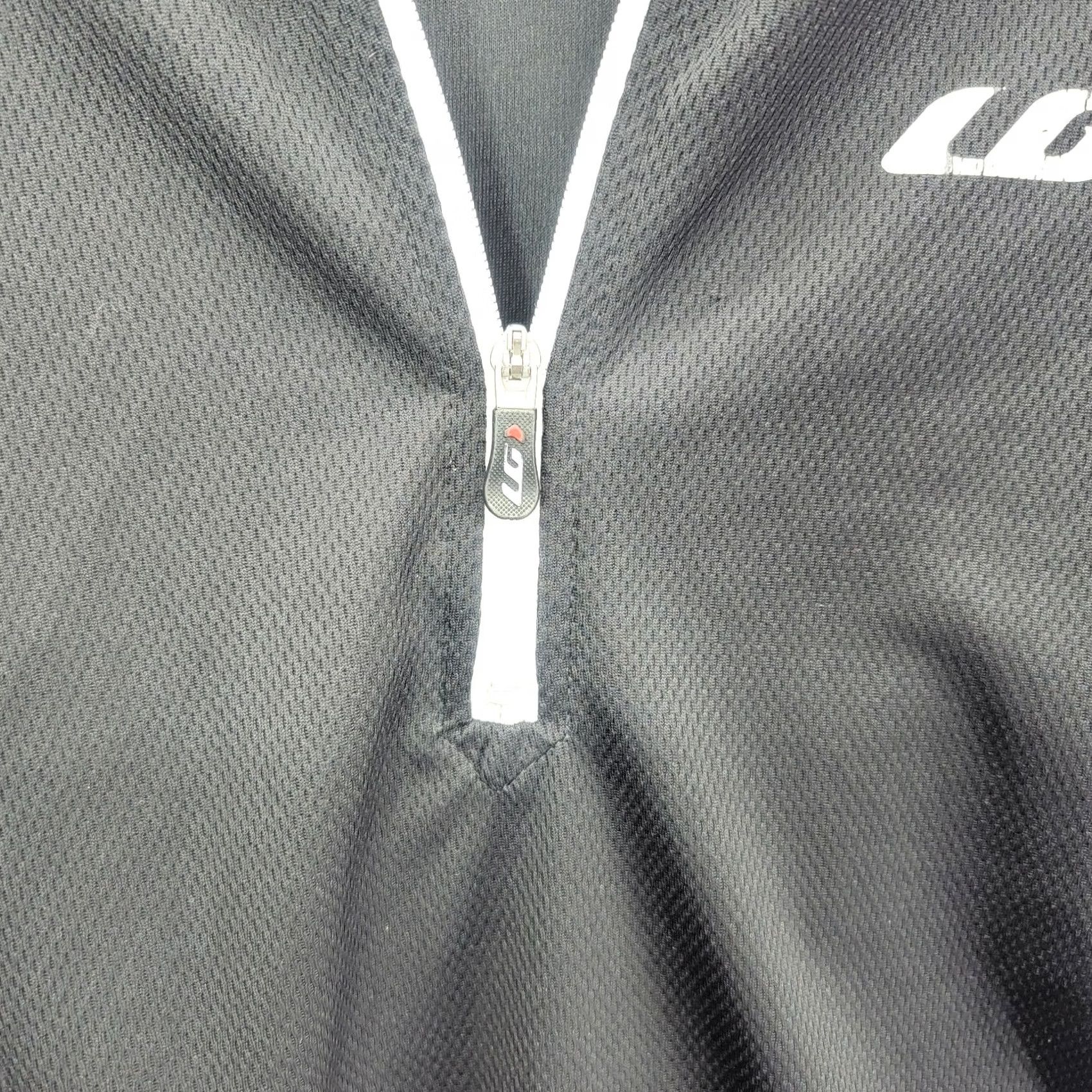 Vintage Louis Garneau Cycling Jersey Mens XL Black 1/4 Zip Short Sleeve Shirt Size US XL / EU 56 / 4 - 6 Thumbnail