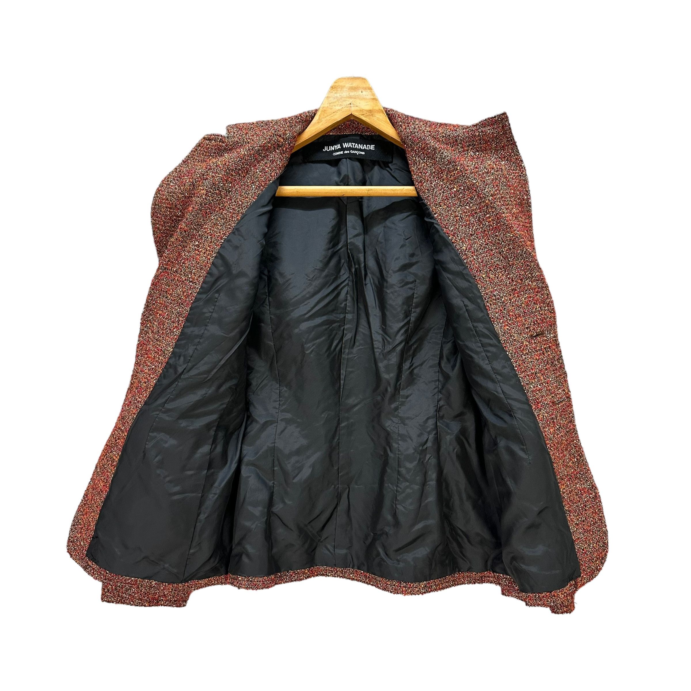 Junya Watanabe Junya Watanabe Comme des Garcons Tweed Jacket #9163-64 Size 36R - 6 Thumbnail