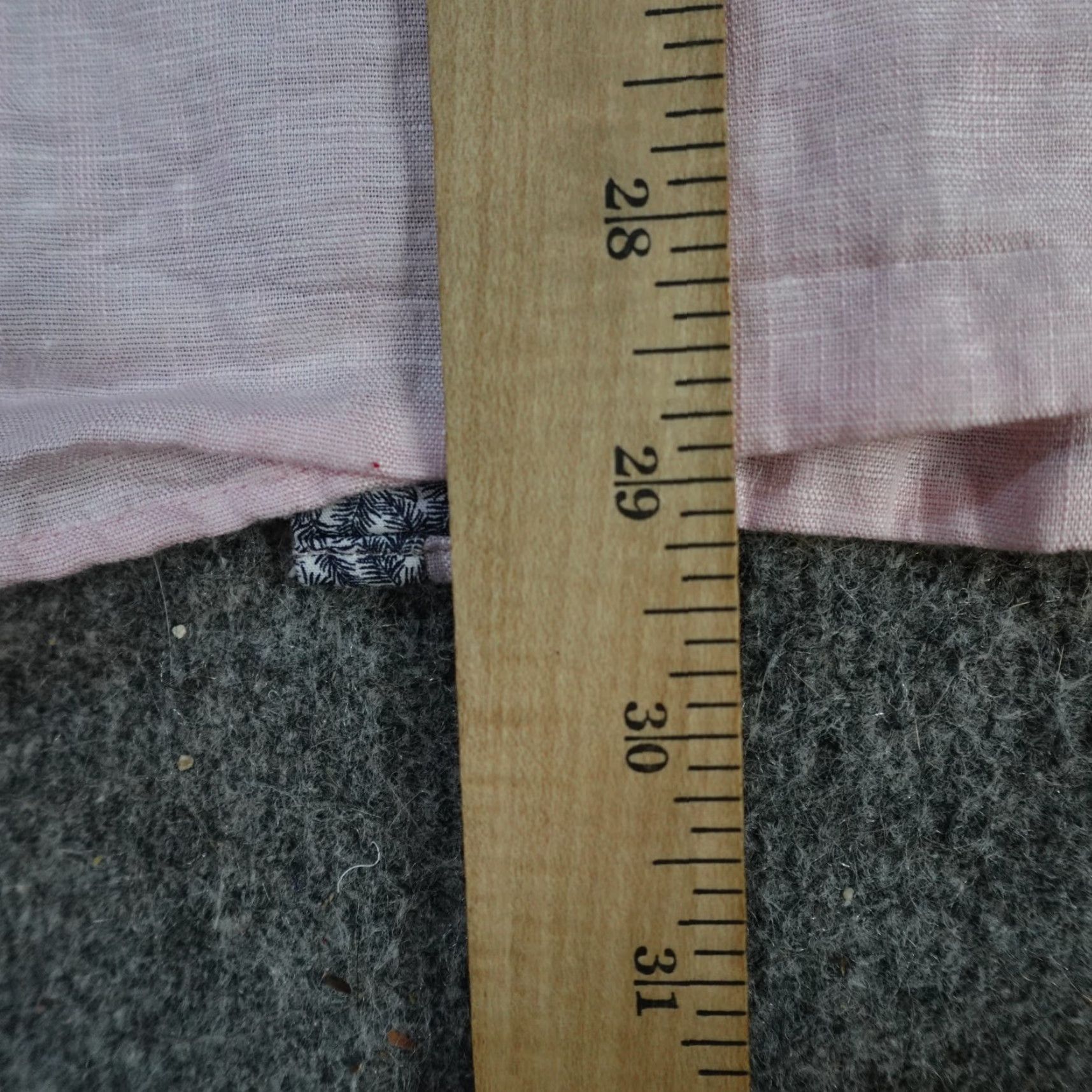 Ted Baker Ted Baker Shirt Large Pink Solid Linen Cotton Button-Up Long Sleeve Collared Regular Men Size US L / EU 52-54 / 3 - 7 Thumbnail