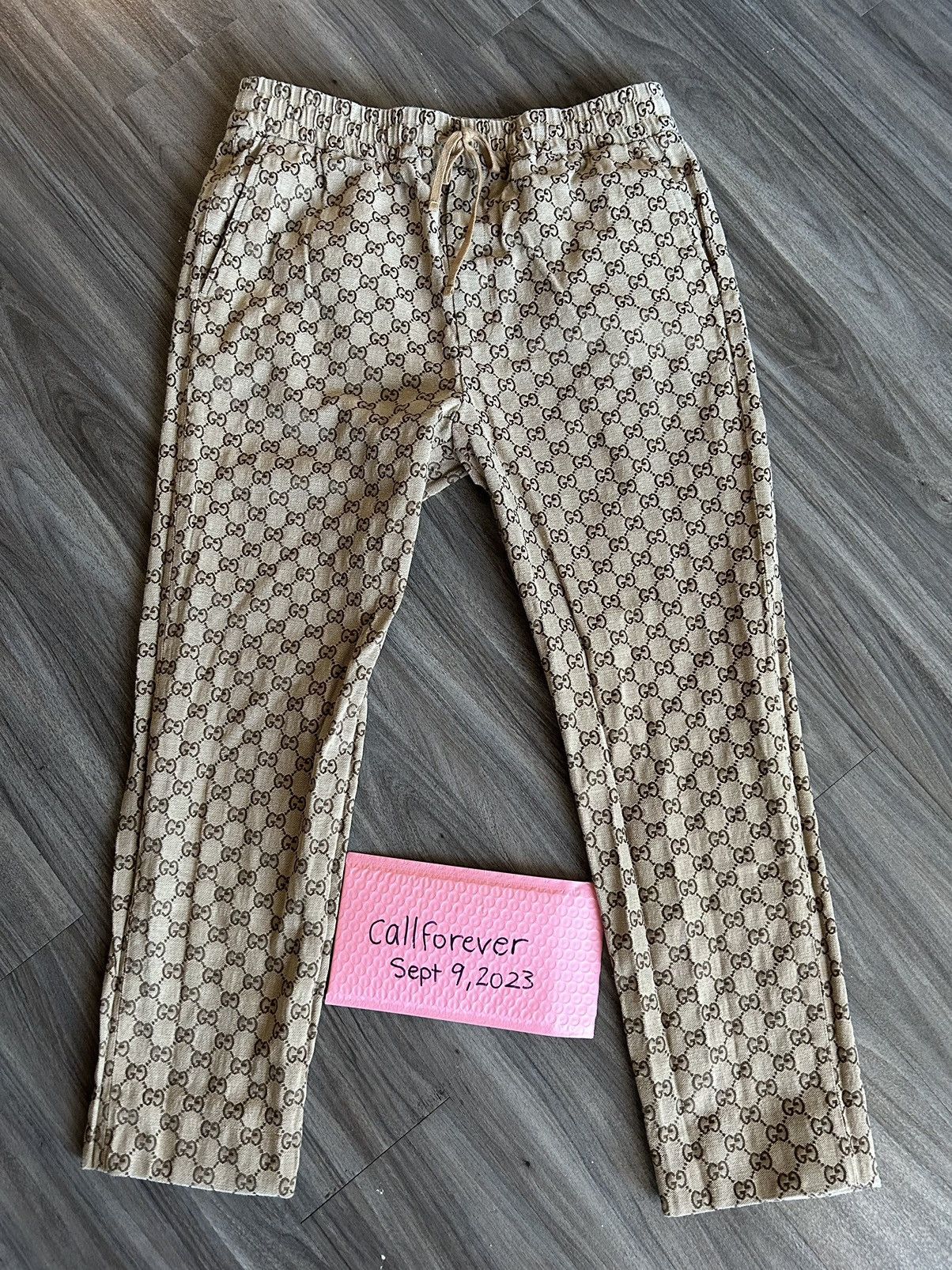 Gucci *Last Drop* Gucci monogram pants Grailed