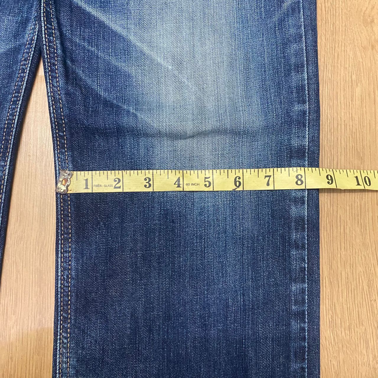 Edwin Vintage Edwin Blue Trip Distressed Denim Size US 31 - 7 Thumbnail