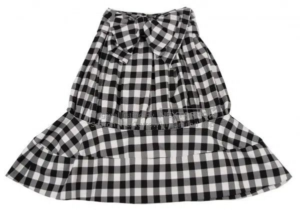 Comme des Garcons Comme Des Garcons size XS Black and White Vintage Bow Desi Size 23" - 7 Thumbnail