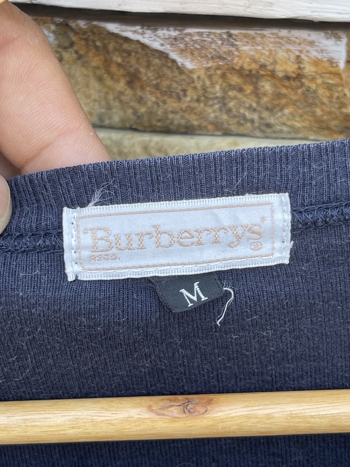 Burberry × Vintage Last Drop🔥Rare🔥Vintage BURBERRYS Centre Logo Boxy Tee Size M / US 6-8 / IT 42-44 - 5 Thumbnail