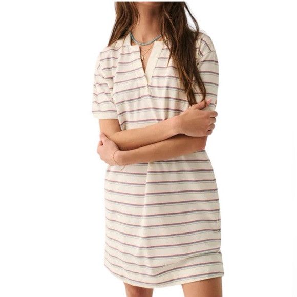 Faherty NWT Faherty Sunwashed Pique Polo Dress Size M / US 6-8 / IT 42-44 - 1 Thumbnail