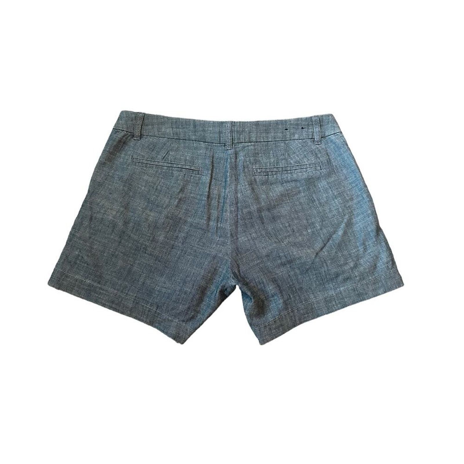 J.Crew J.Crew Blue Casual Cotton Blue Classic Chambray Shorts Size 28" / US 6 / IT 42 - 11 Thumbnail