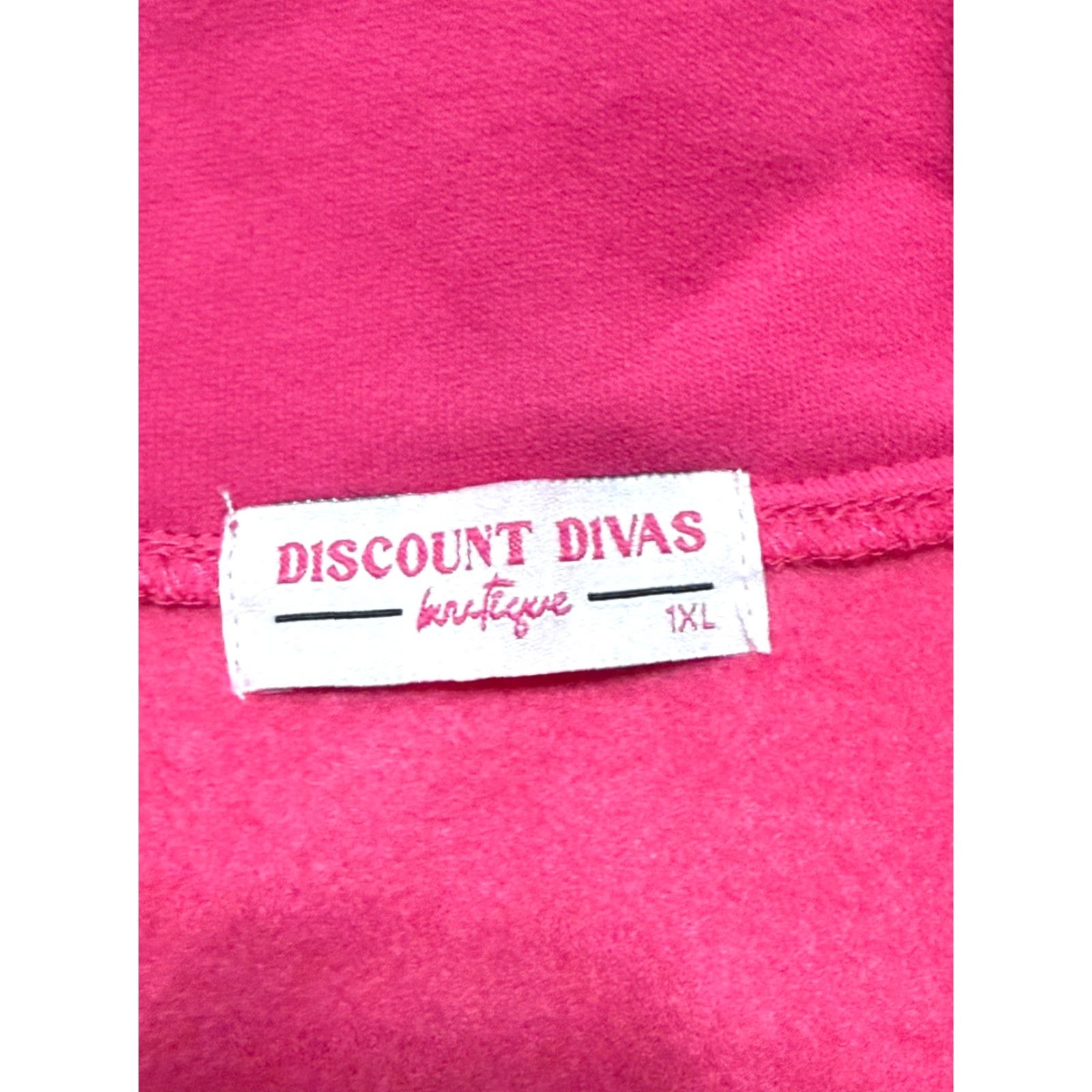 Vintage Discount Divas Sweater Half Zip Pullover Women's Size 1XL Pink Knit Casual Pullover Winter Womens Size XL / US 12-14 / IT 48-50 - 5 Thumbnail