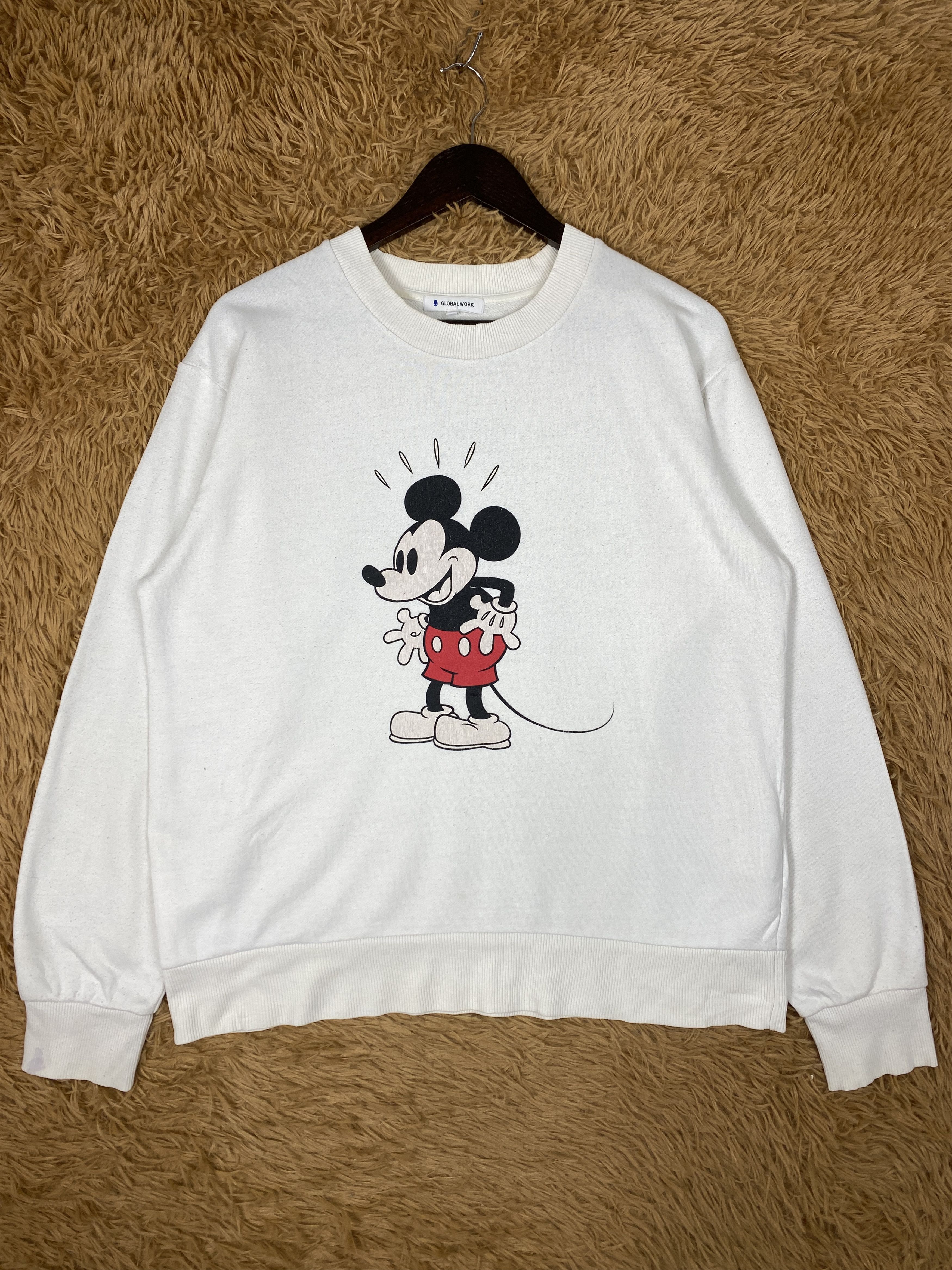 Global Work Vintage Global Work x Disney Mickey Mouse Sweatshirts PS0379 Size US L / EU 52-54 / 3 - 1 Thumbnail