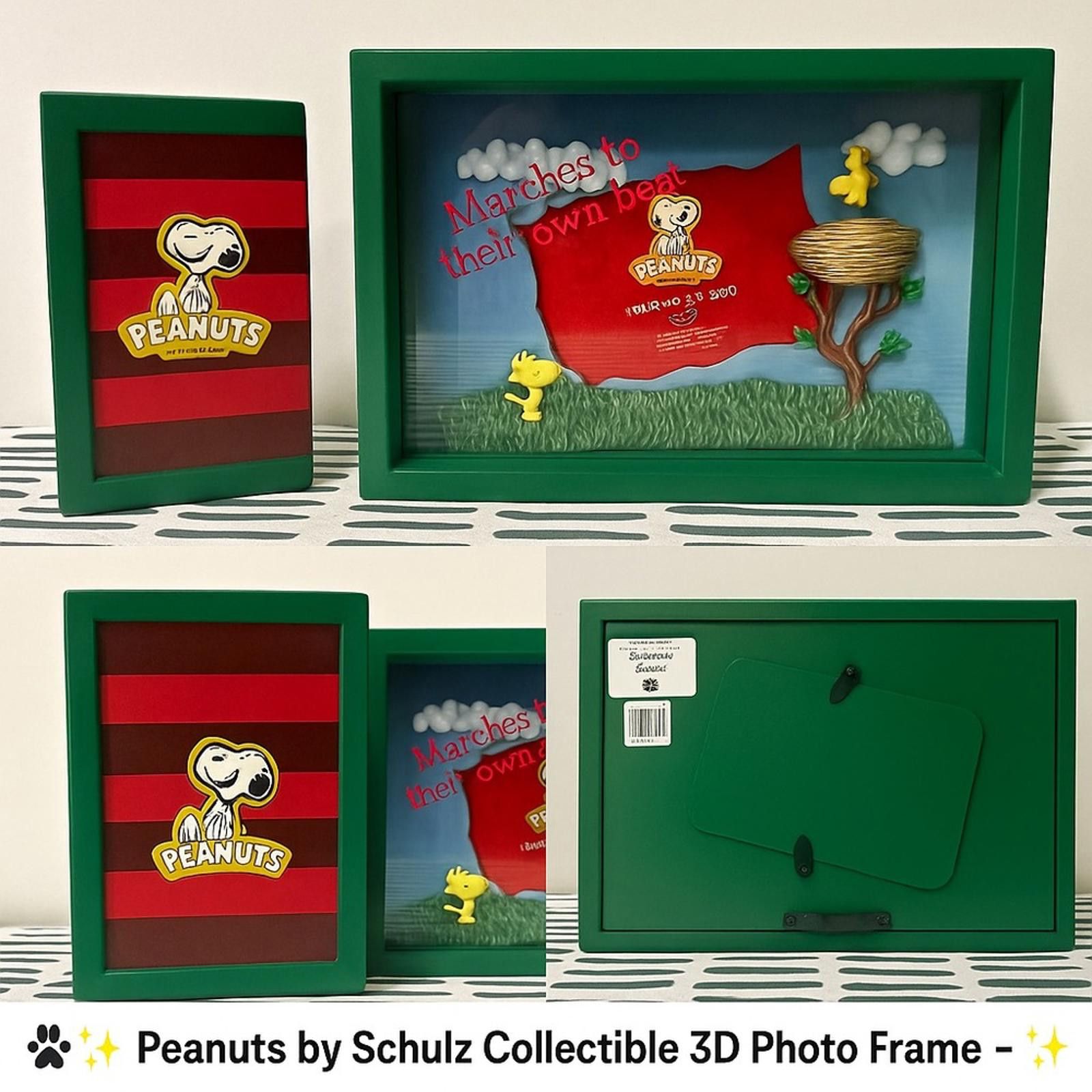 Other 🐾✨ Peanuts by Schulz Collectible 3D Photo Frame- New ✨🐾 Size ONE SIZE - 1 Thumbnail
