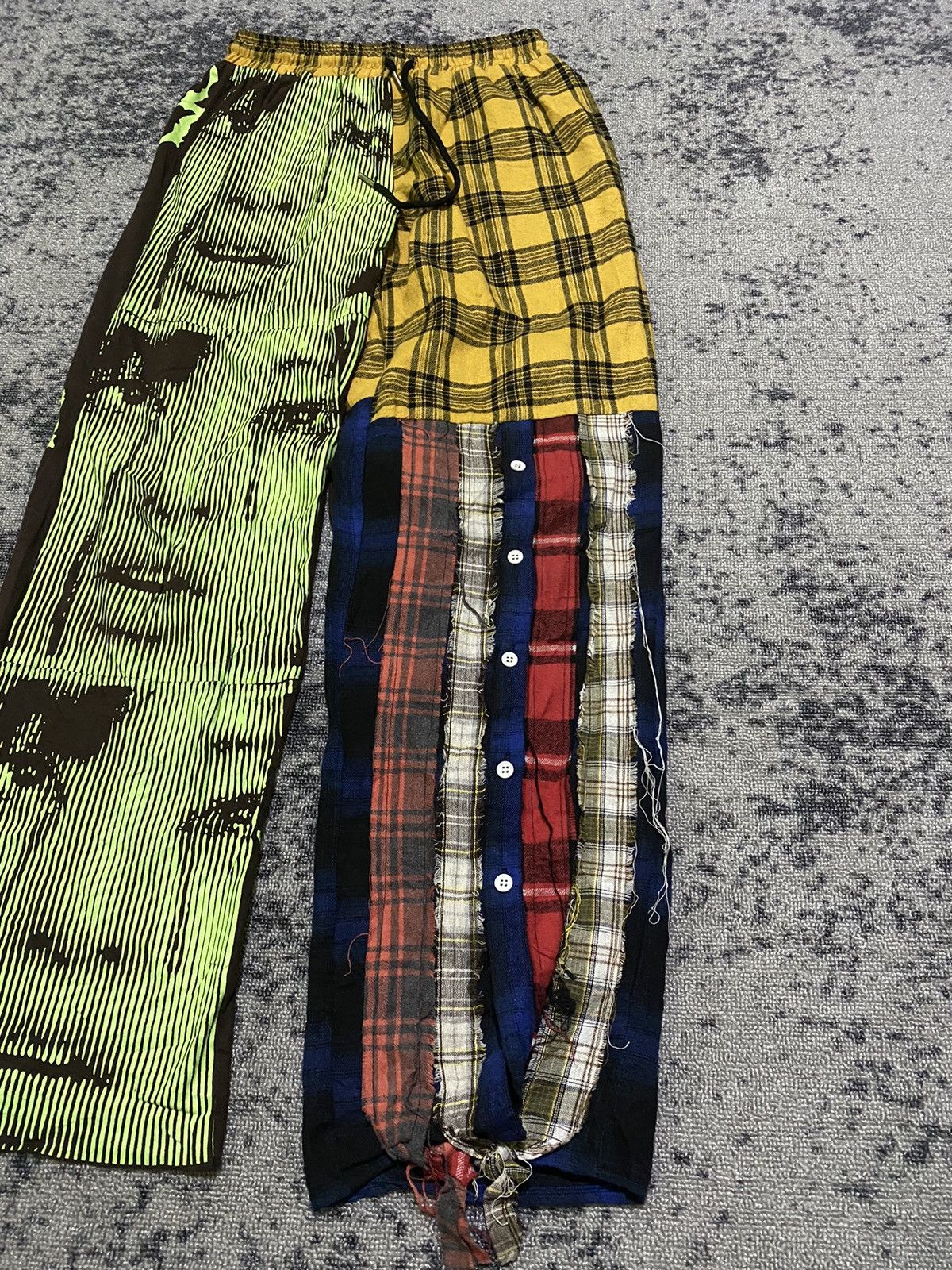 Hysteric Glamour Y2k Plaid kill bill patchwork pants Size US 28 / EU 44 - 6 Thumbnail