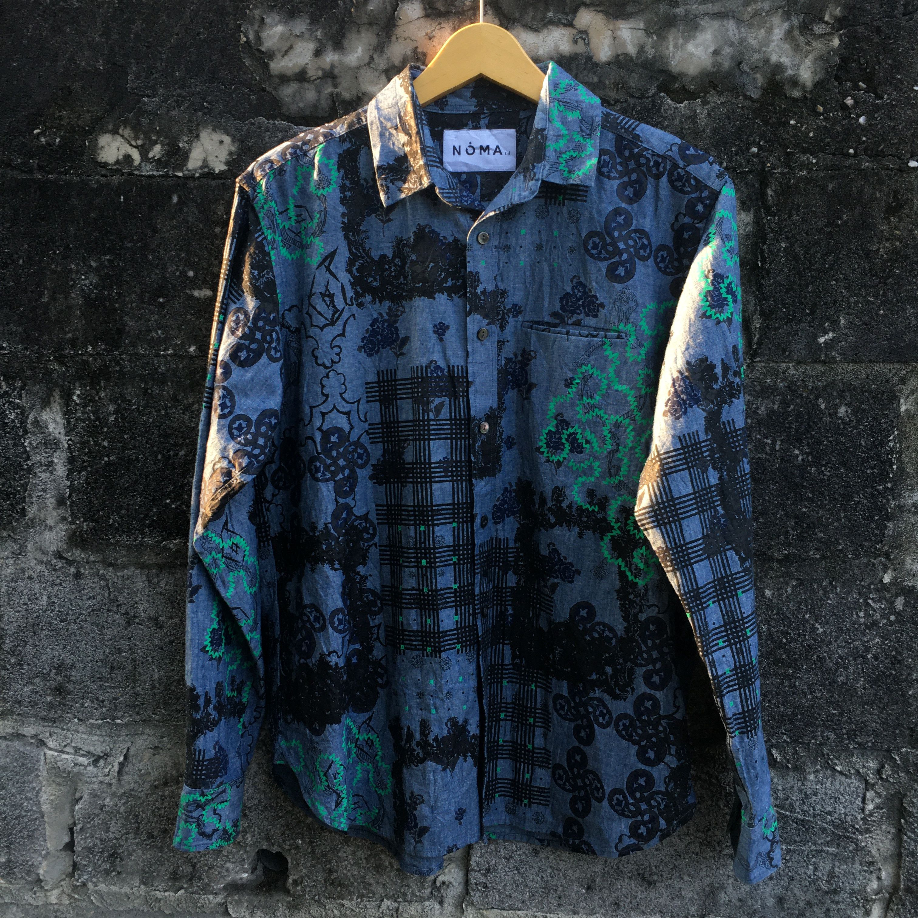 Noma ltd button shirt crazy graphic