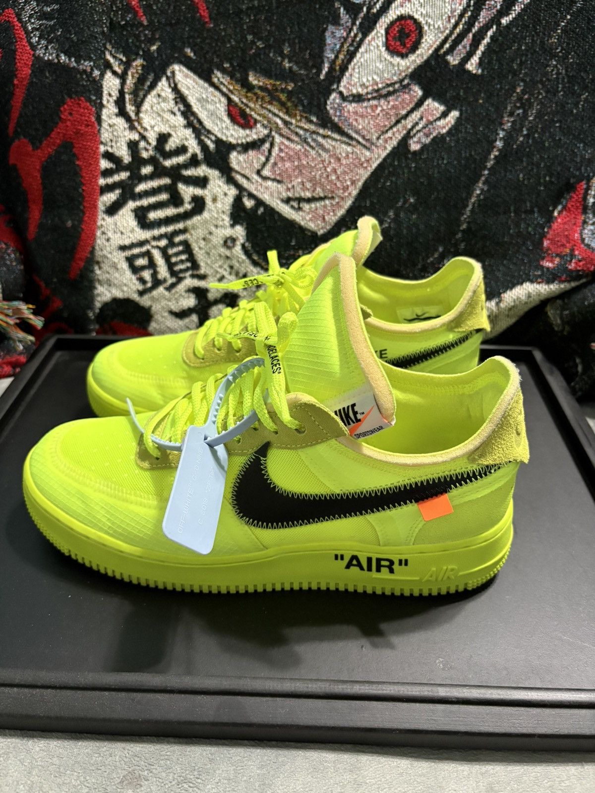 Nike × Off-White Off-White Air Force 1 Volt Size US 9 / EU 42 - 3 Thumbnail