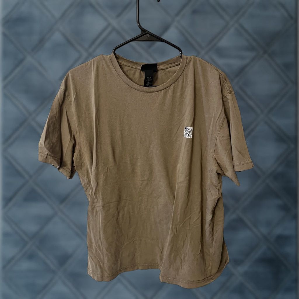 H&M VINTAGE H&M Men's T-Shirt Crew Neck Short Sleeve Size XL Brown All Seasons Mens Size US XL / EU 56 / 4 - 1 Thumbnail