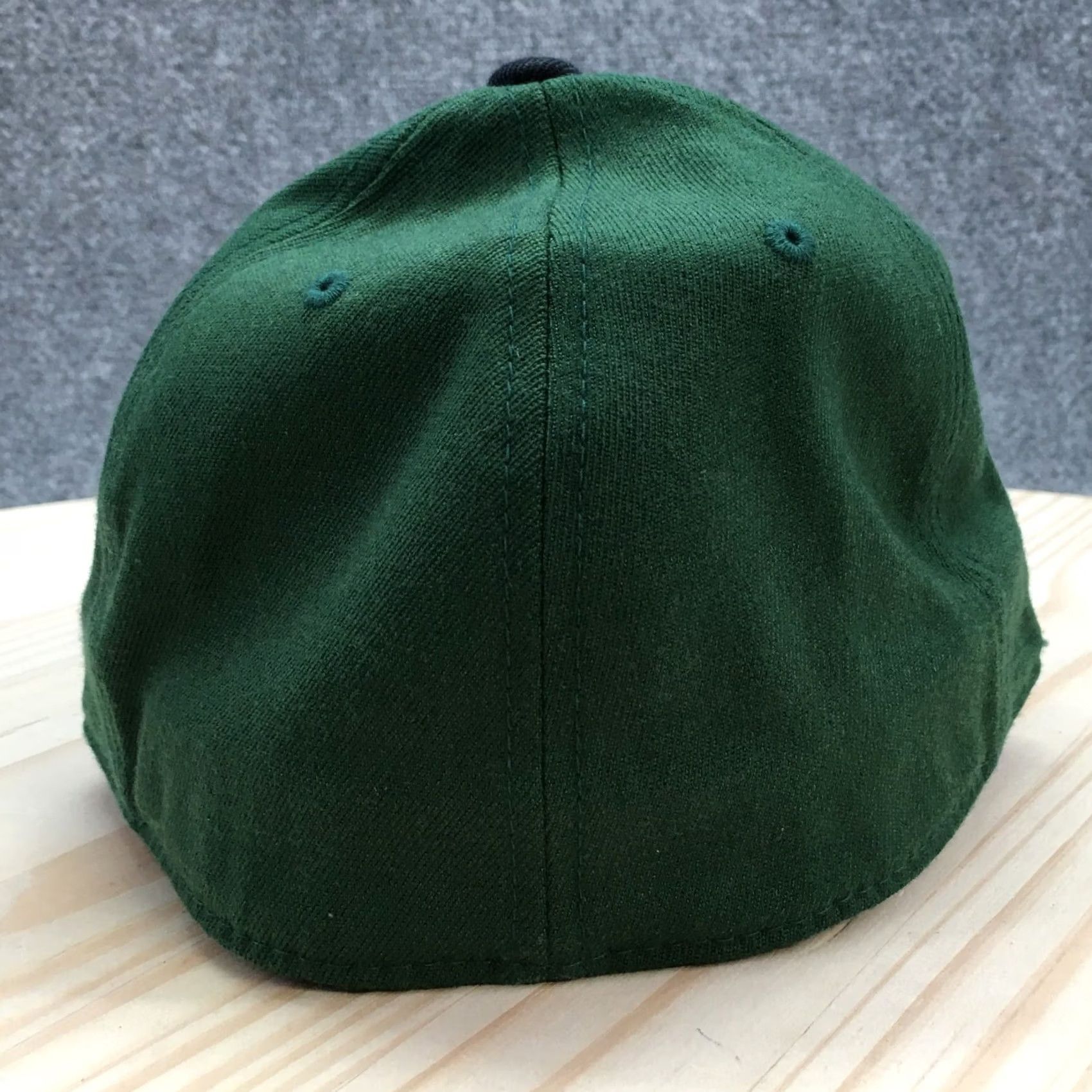 Vintage Flexfit DaKine Fitted Flat Brim Cap Hat Mens 6 7/8 Green Embroidered 210 Fitted Breathable Light-weight Baseball Cap Mens Winter Spring Summer Fall Size ONE SIZE - 6 Thumbnail