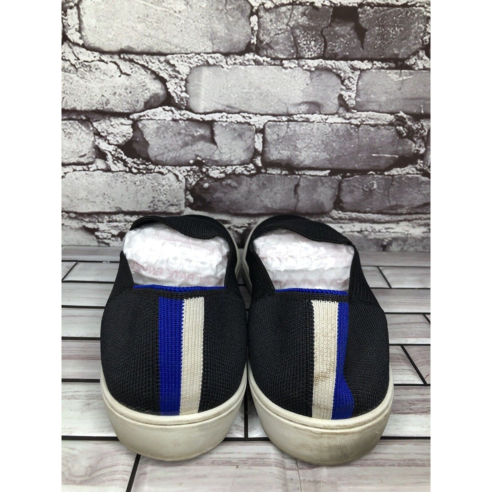 Other Rothy’s Black Knit Fabric The Original Slip On Sneaker Shoes Size US 11 / IT 41 - 4 Thumbnail