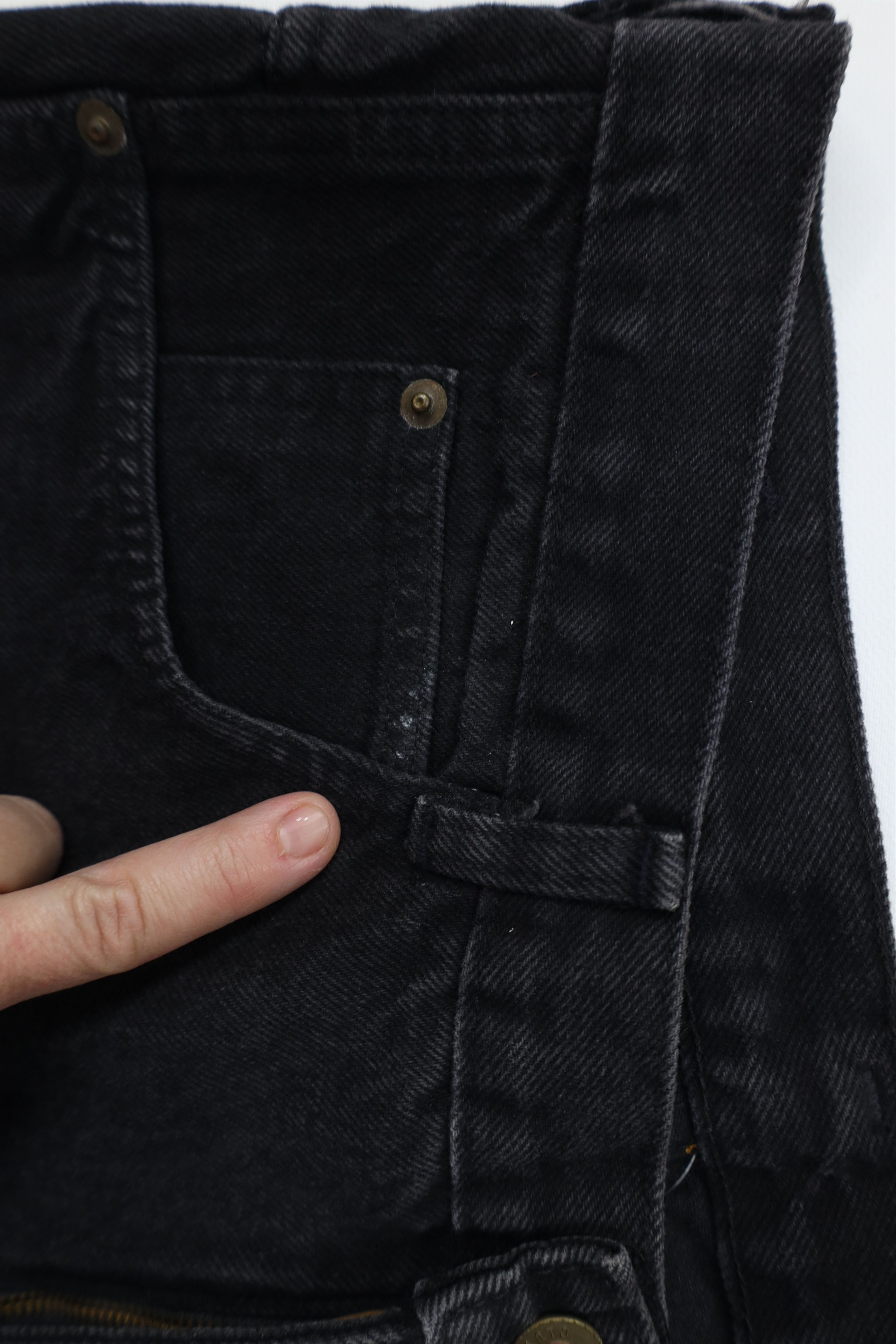 Cadillac Deadstock Vintage 90s Cadillac Car Straight Leg Jeans USA Size US 36 / EU 52 - 7 Thumbnail
