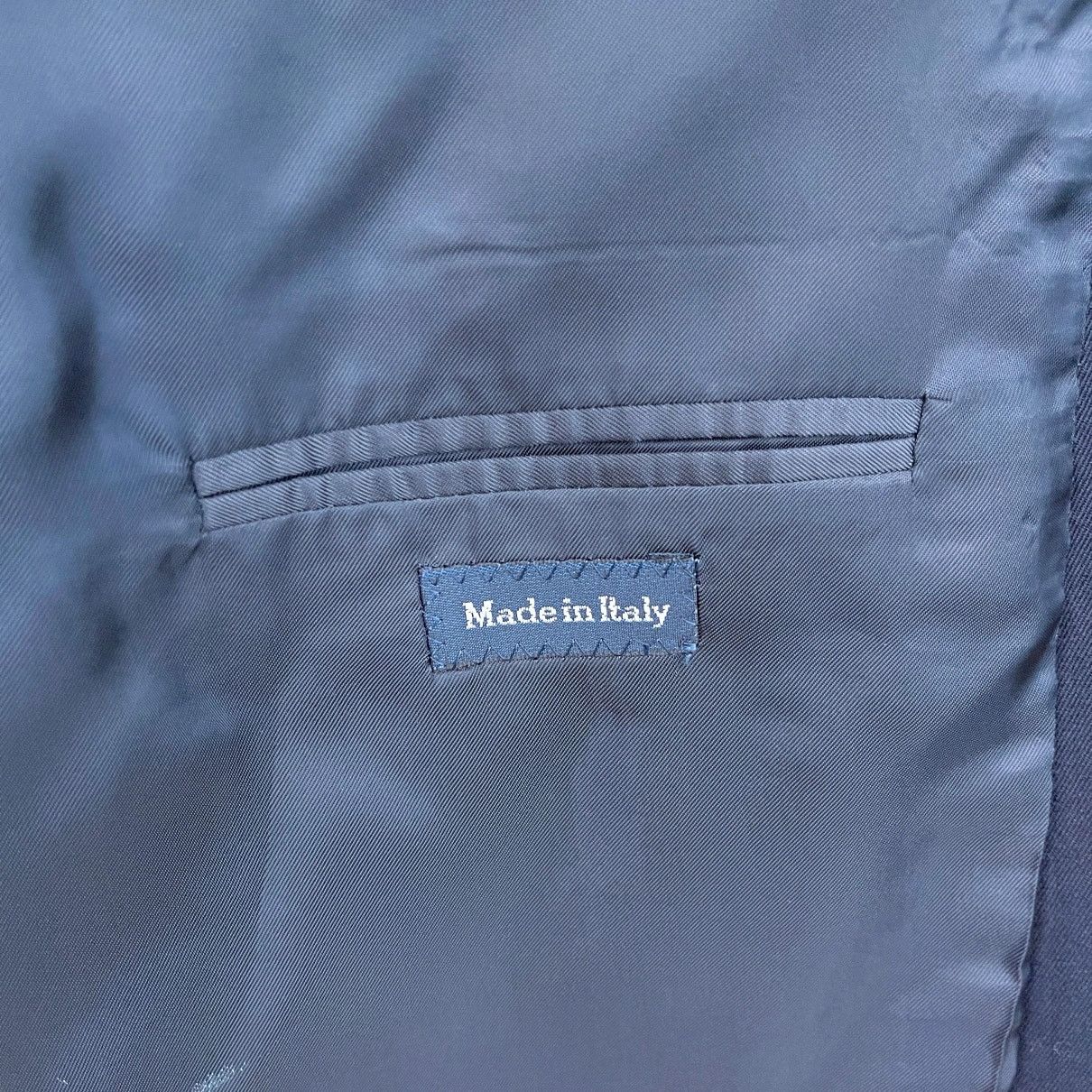 Polo Ralph Lauren POLO Ralph Lauren Vintage Italy Twill Sport Coat Blue 48L Size 48L - 10 Thumbnail