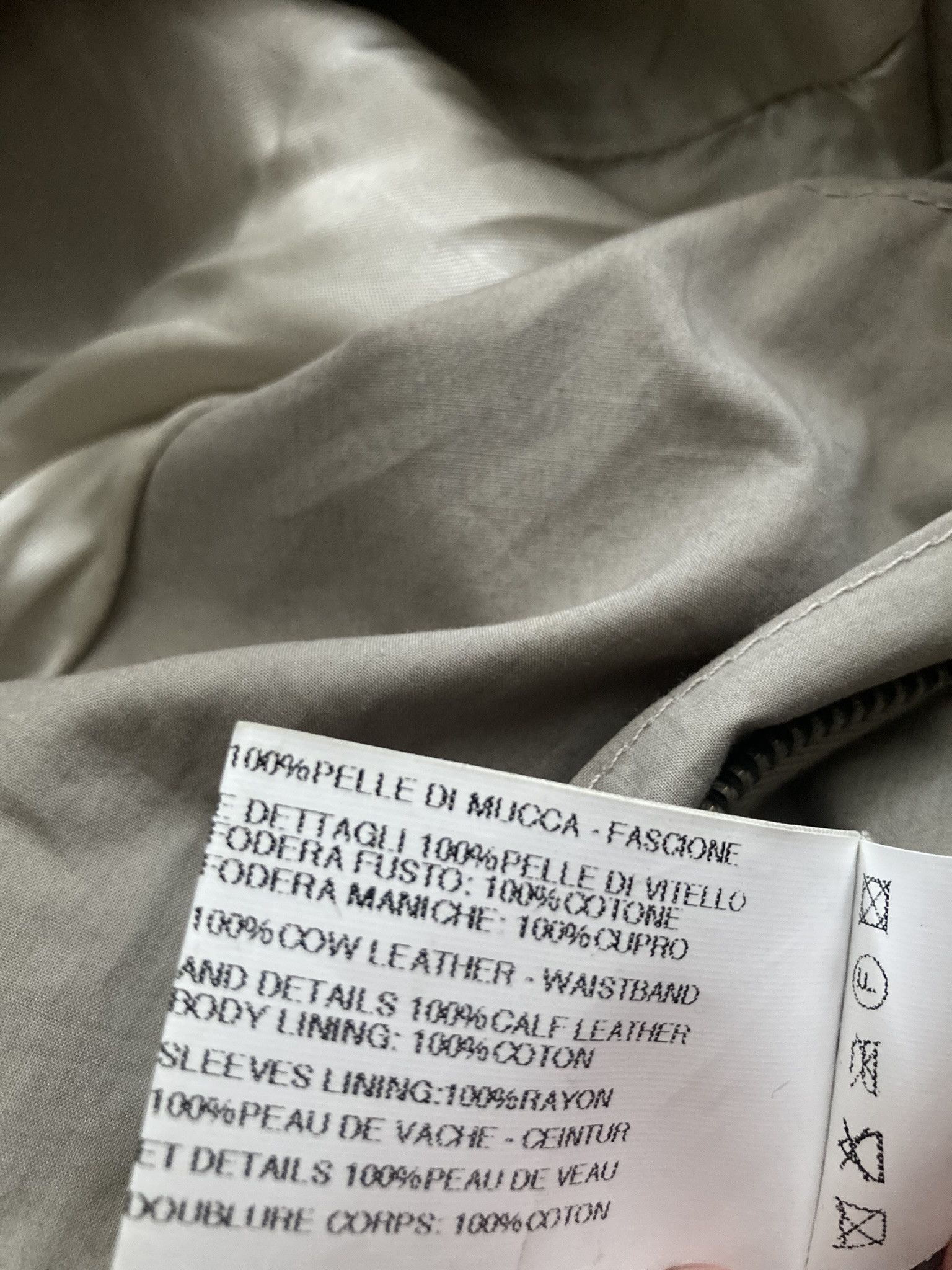 Rick Owens FW12 "MOUNTAIN" Cropped Runway Cow Leather Jacket Rick Owens Size US L / EU 52-54 / 3 - 17 Thumbnail