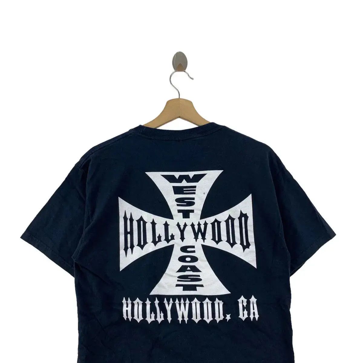 Vintage Vintage WEST COAST CHOPPERS Hollywood Tee Shirt Motorcycle Size US M / EU 48-50 / 2 - 2 Thumbnail