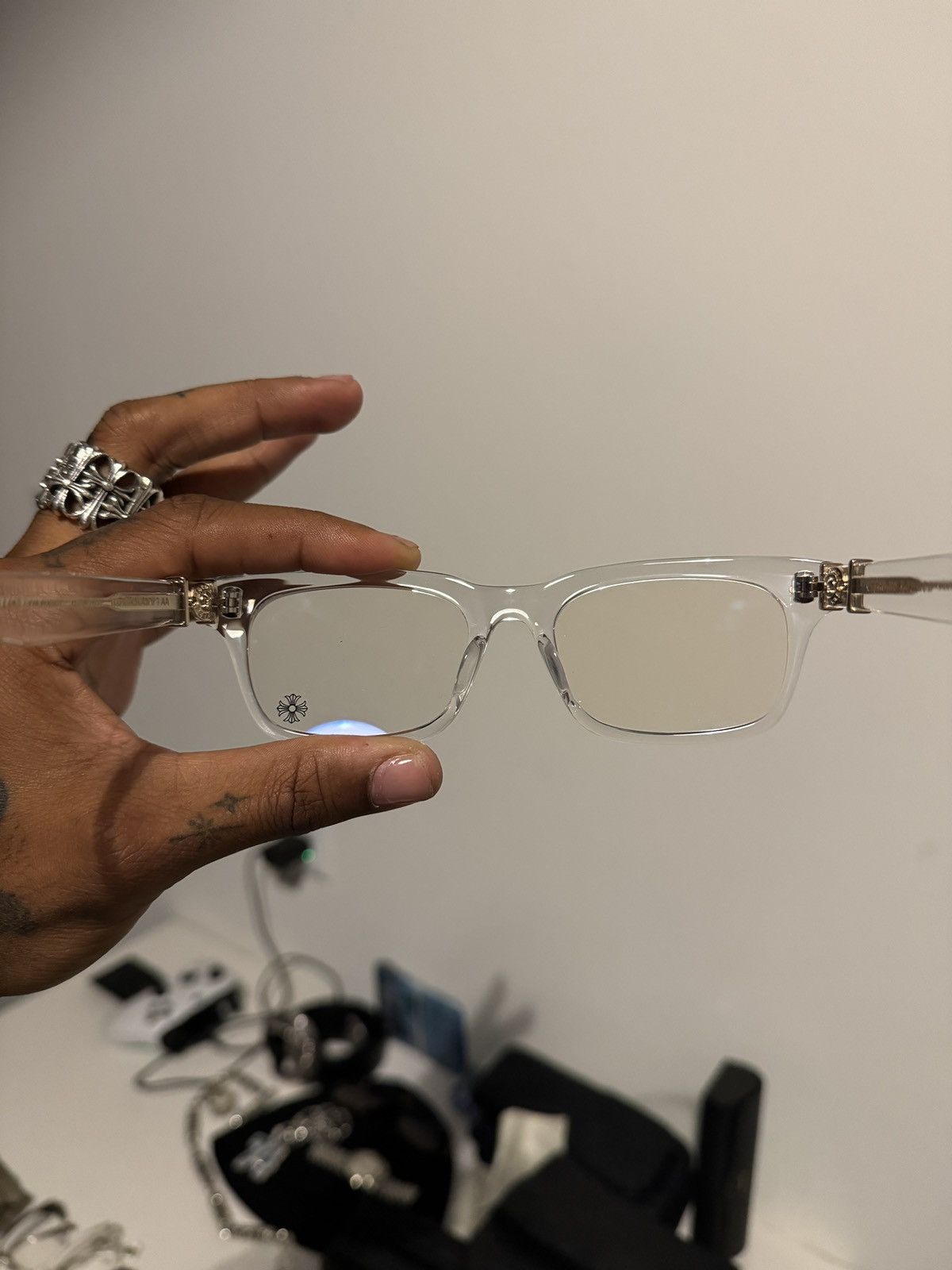 Chrome Hearts Chrome Hearts GITTIN ANY ? Frames Size ONE SIZE - 4 Thumbnail