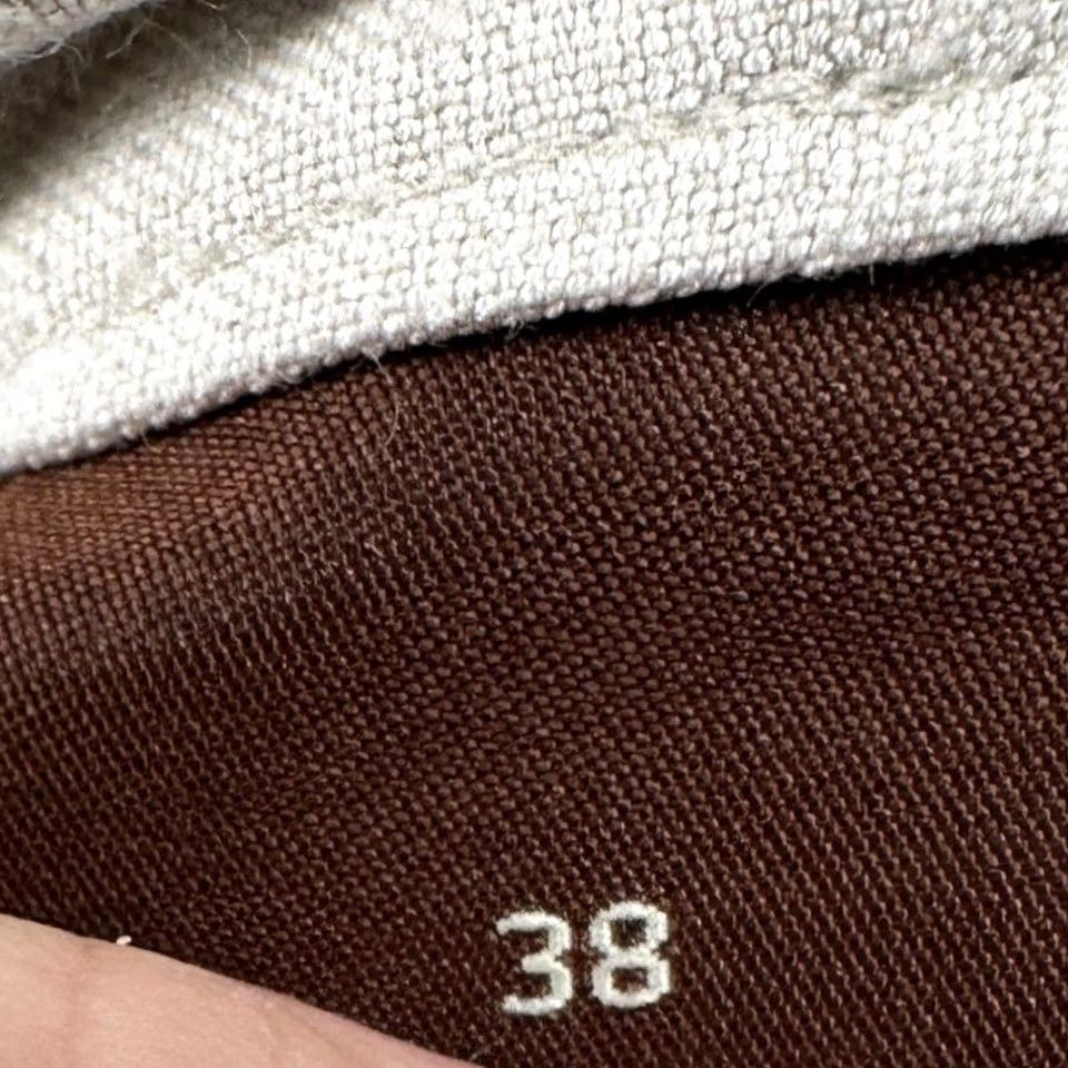 Cubavera Cubavera Mens Linen Blend Shorts 38 Cream Flat Front Cargo Pocket Casual Outdoor Size US 38 / EU 54 - 5 Thumbnail