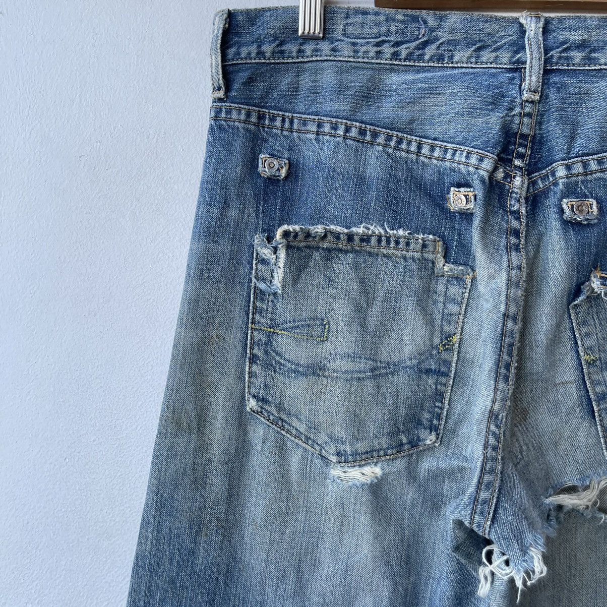Chip & Pepper Archival Chip & Pepper Destroyed Boro Denim Jeans Size US 31 - 16 Thumbnail