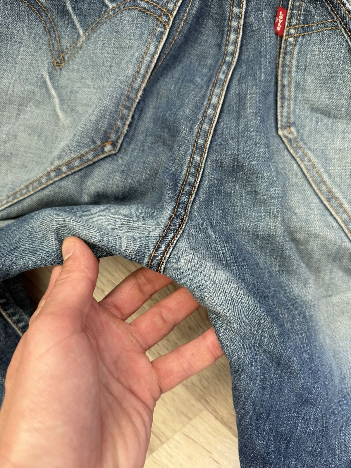 Levi's Levi’s 523 Distressed Jeans Y2K Grunge w Strap Altered Size US 34 / EU 50 - 23 Thumbnail