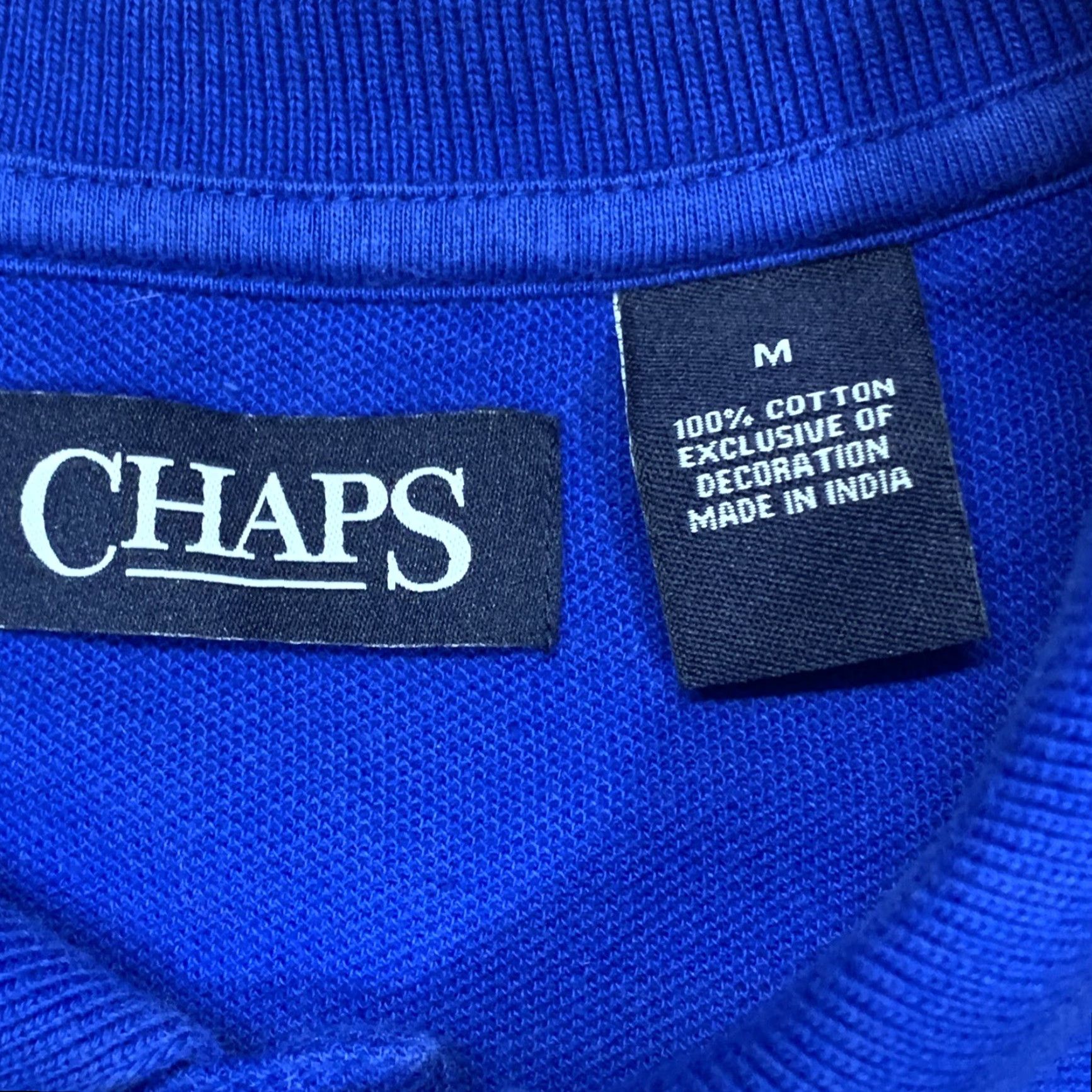 Chaps Chaps Polo Shirt Mens M Blue Casual Embroidered Beach Golf Cotton Polo Shirt Mens Medium Blue Embroidered Logo Beach Golf Casual Size US M / EU 48-50 / 2 - 6 Thumbnail