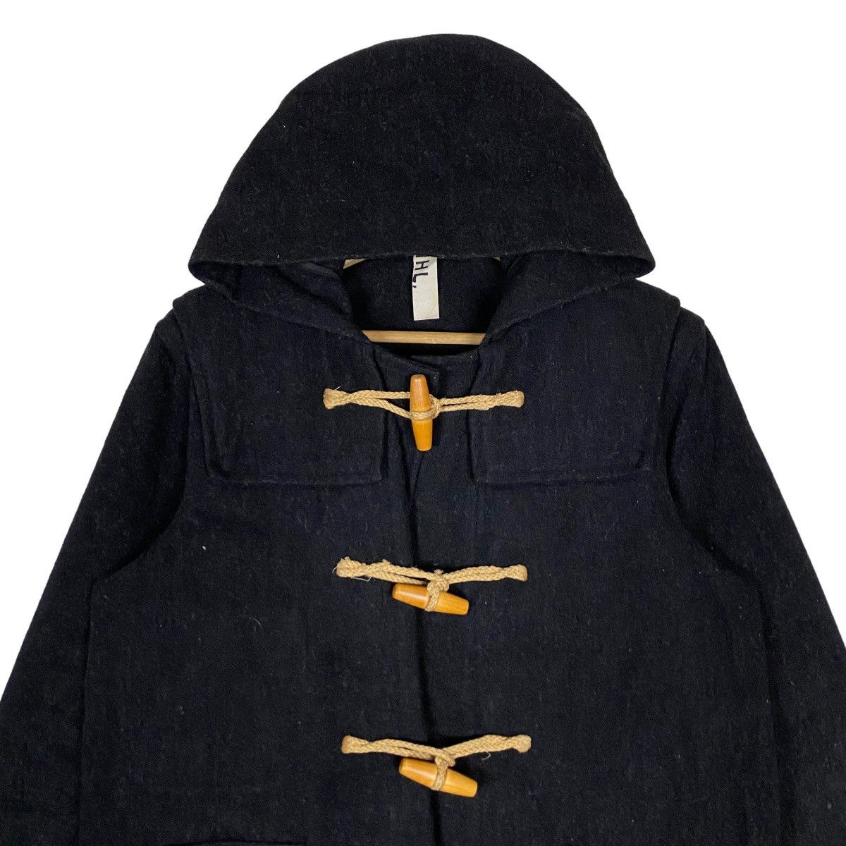 Margaret Howell Vintage Margaret Howell Toggle Button Wool Hoodie Jacket Size US M / EU 48-50 / 2 - 2 Thumbnail