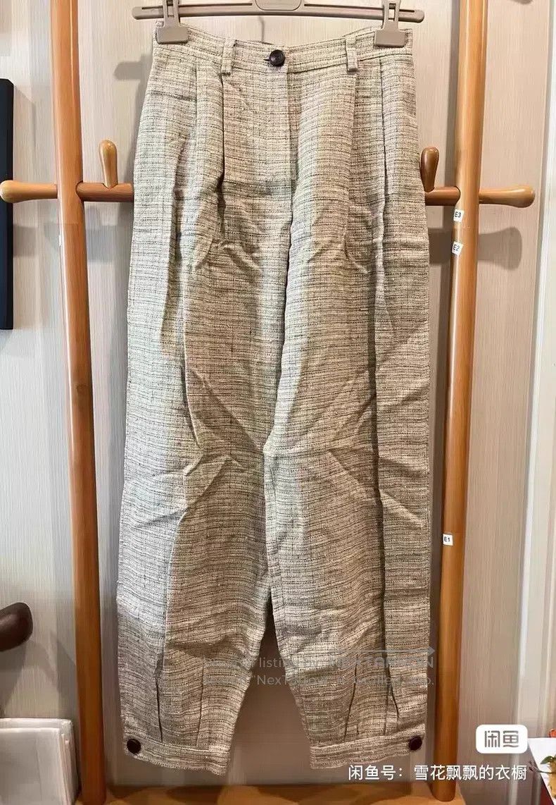 Loro Piana Loro Piana 2024 Linen Cashmere Casual Pants Size 27" / US 4 / IT 40 - 6 Thumbnail