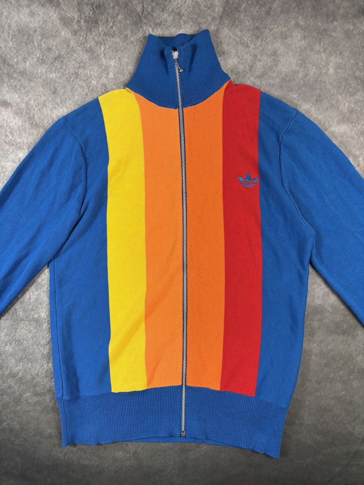 Adidas × Vintage 2005 Adidas Carlo Gruber Track Jacket 2000s VIntage Knit Top Size US L / EU 52-54 / 3 - 12 Thumbnail
