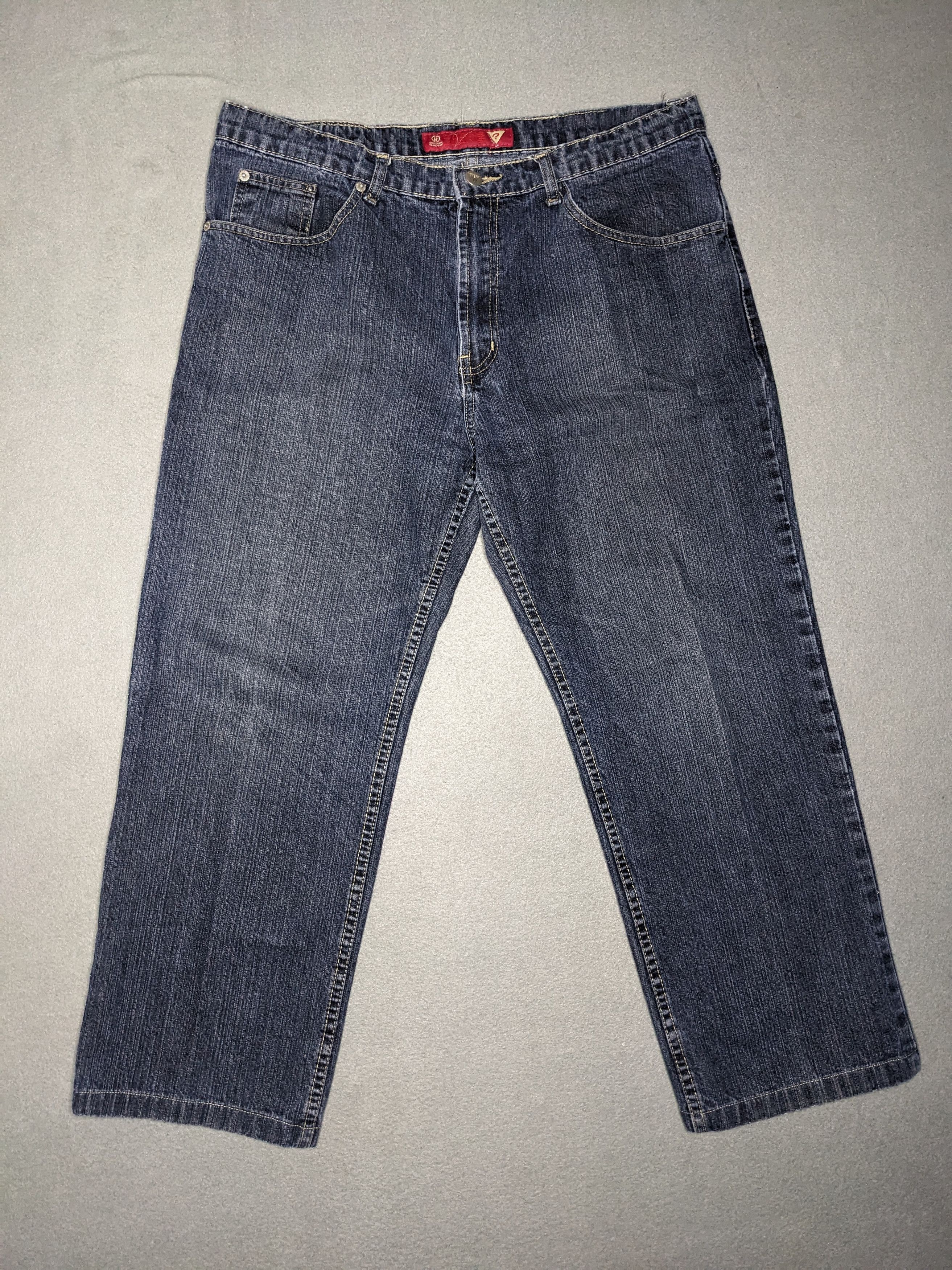 Guess VTG Guess Jeans Cropped Denim Wide Baggy Mens 34x26 Y2K USA Size US 34 / EU 50 - 1 Thumbnail