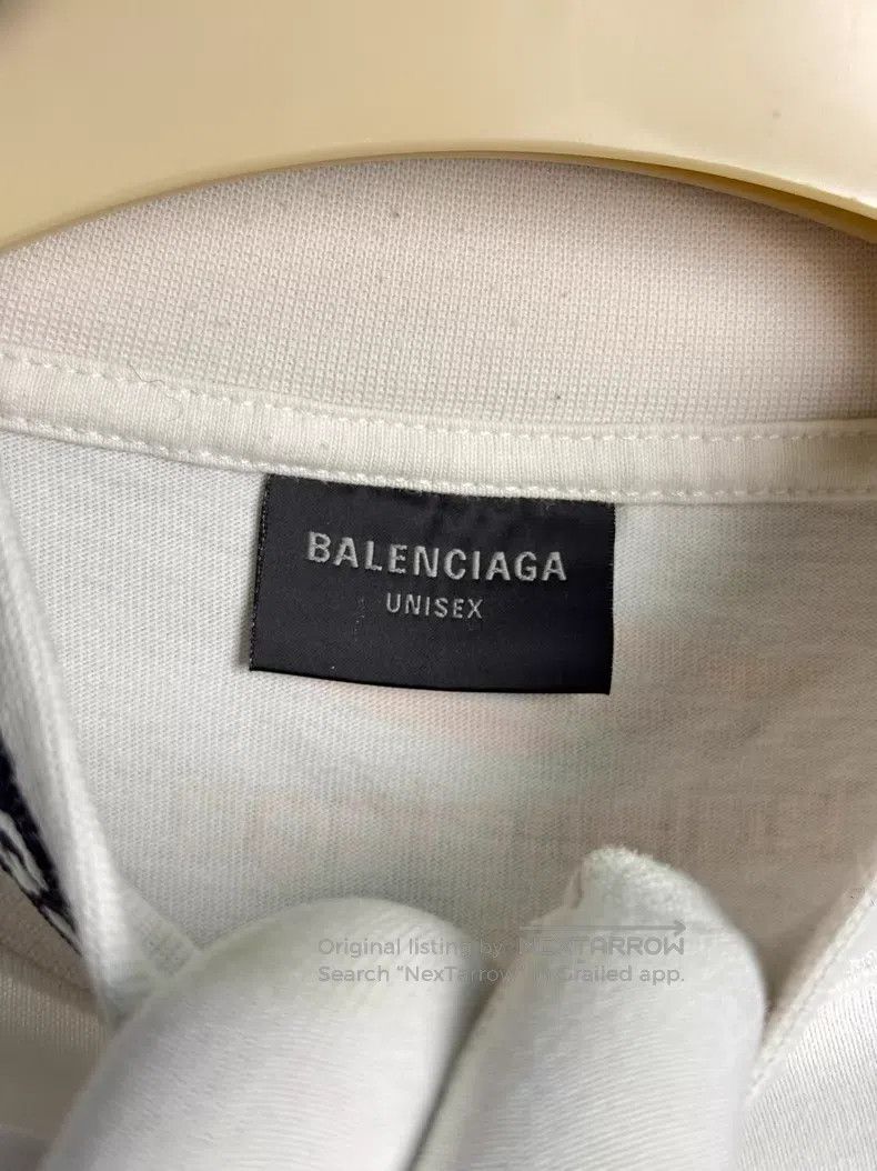 Balenciaga Balenciaga Racing Letter Logo Printed Destroyed Long Sleev Size US M / EU 48-50 / 2 - 2 Thumbnail