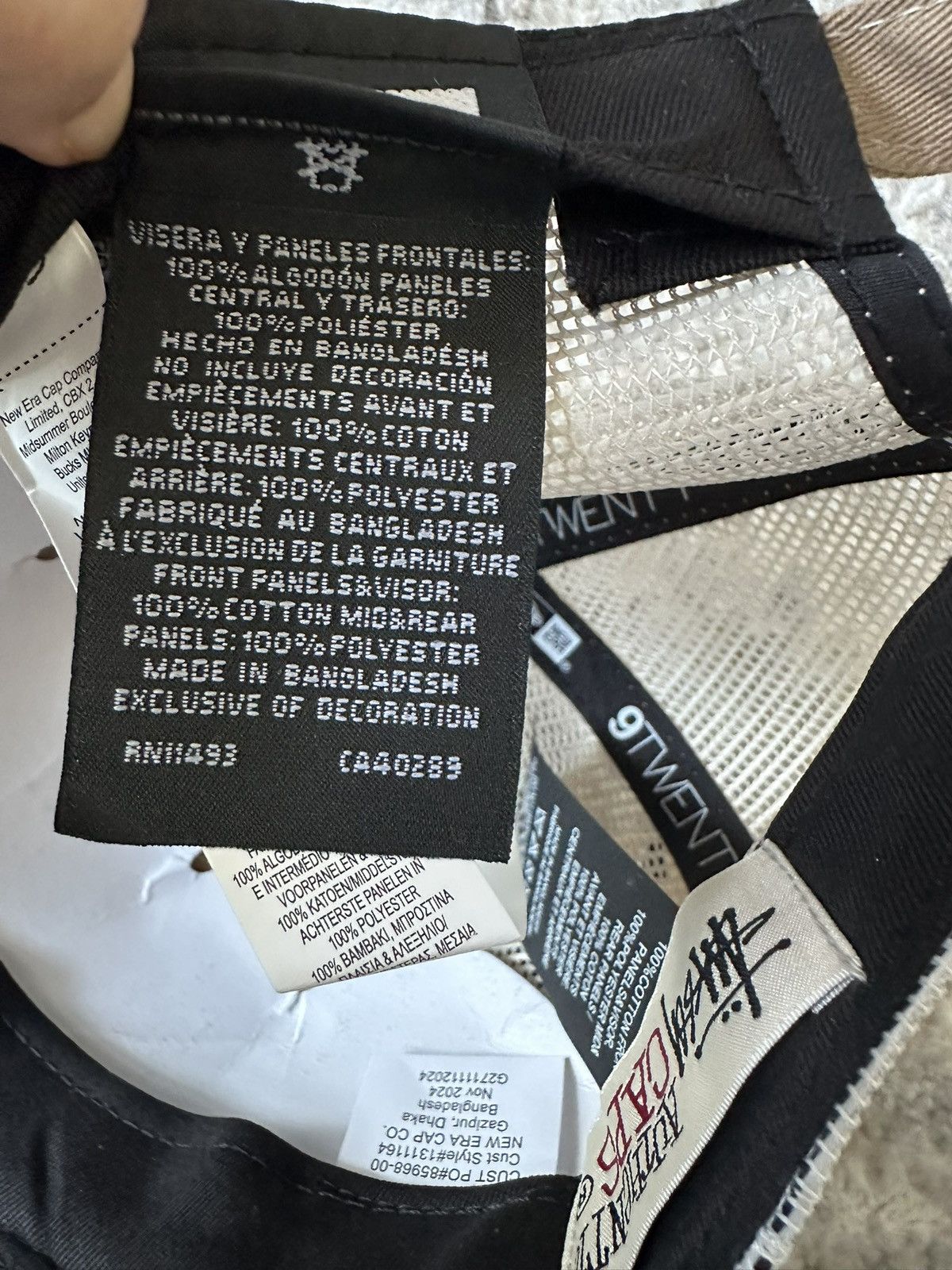 Stussy STUSSY 9TWENTY WASHED BASIC TRUCKER CAP// FW25 Size ONE SIZE - 5 Thumbnail