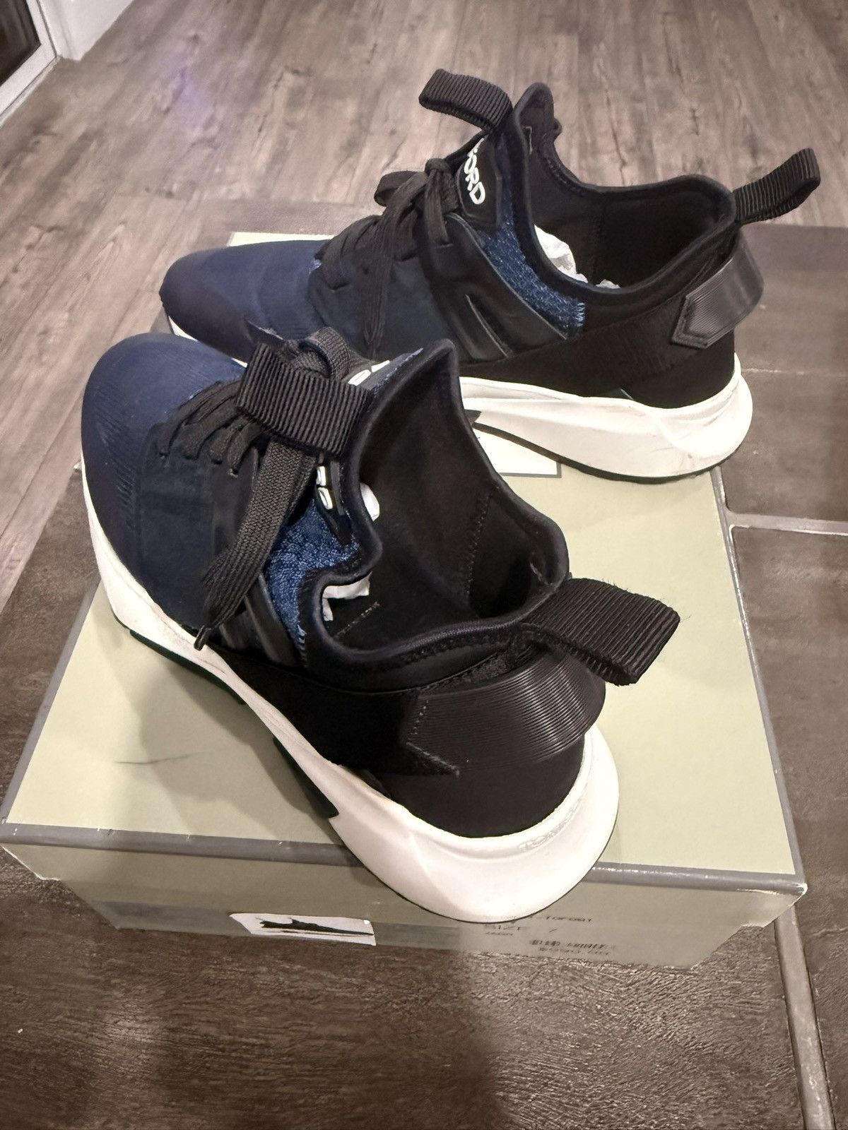 Tom Ford Tom Ford Jago Sneakers suede leather size 7 Made in italy Size US 7 / EU 40 - 6 Thumbnail