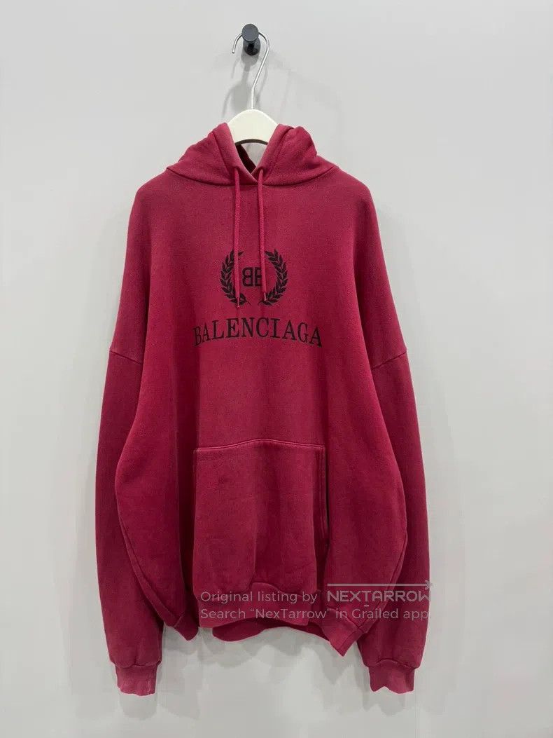 Balenciaga Balenciaga Wheat ear hooded sweatshirt Size US M / EU 48-50 / 2 - 1 Thumbnail
