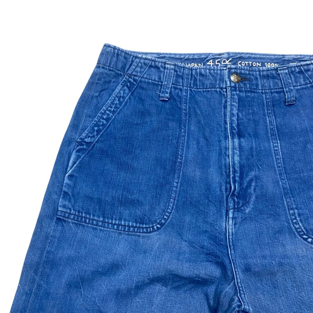 45rpm 45rpm Denim Wide Leg Fatigue Pants Size US 30 / EU 46 - 4 Thumbnail