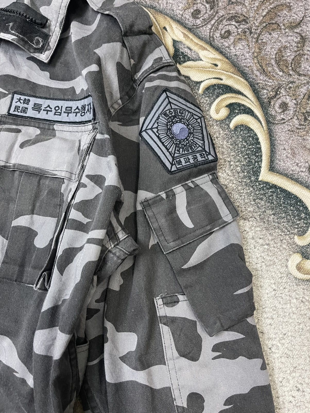 Other Vintage Army Combat Uniform S.Korea Camouflage Size US L / EU 52-54 / 3 - 3 Thumbnail