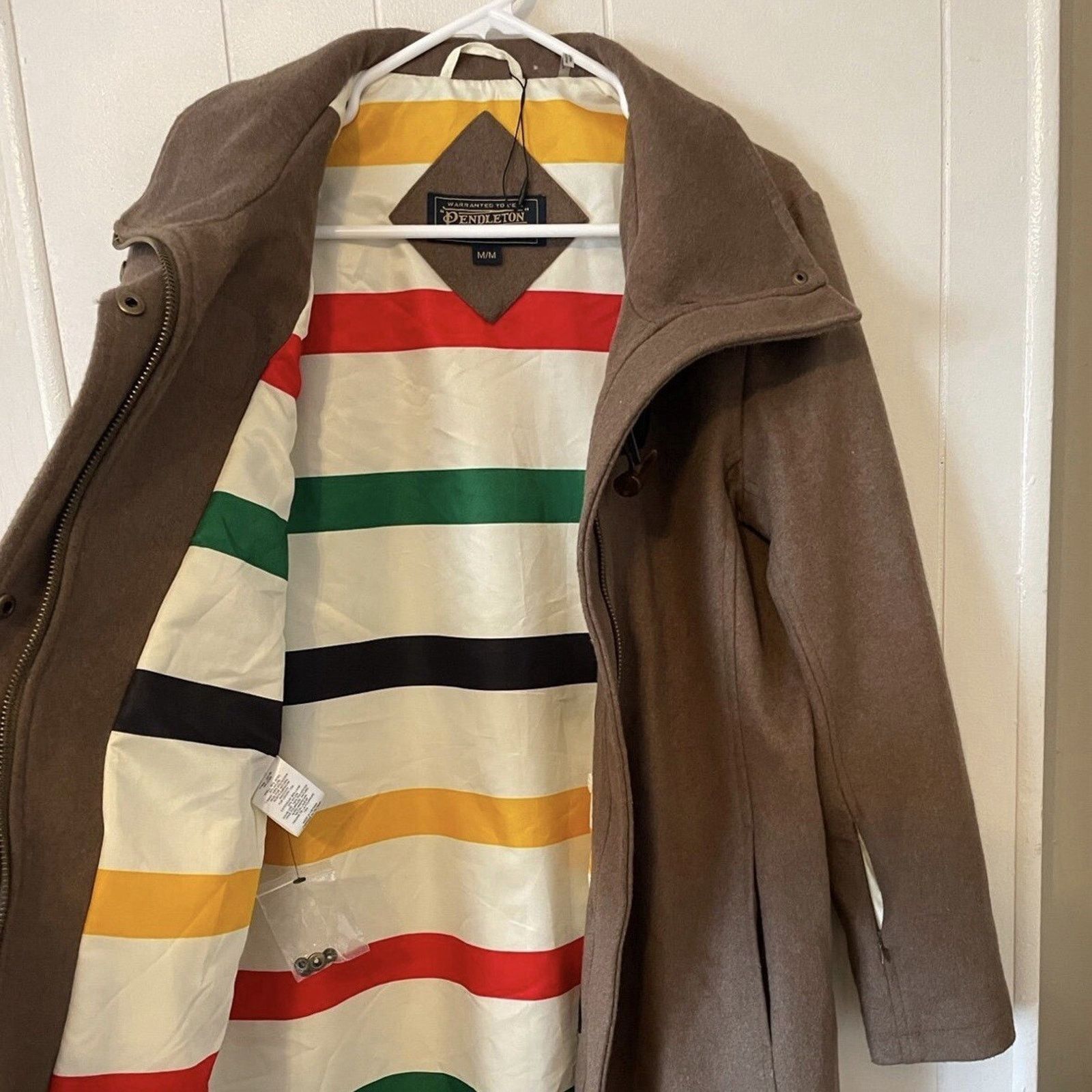 Pendleton Pendleton Womens Wool Coat medium nwot! Zipper snap closure Size M / US 6-8 / IT 42-44 - 6 Thumbnail