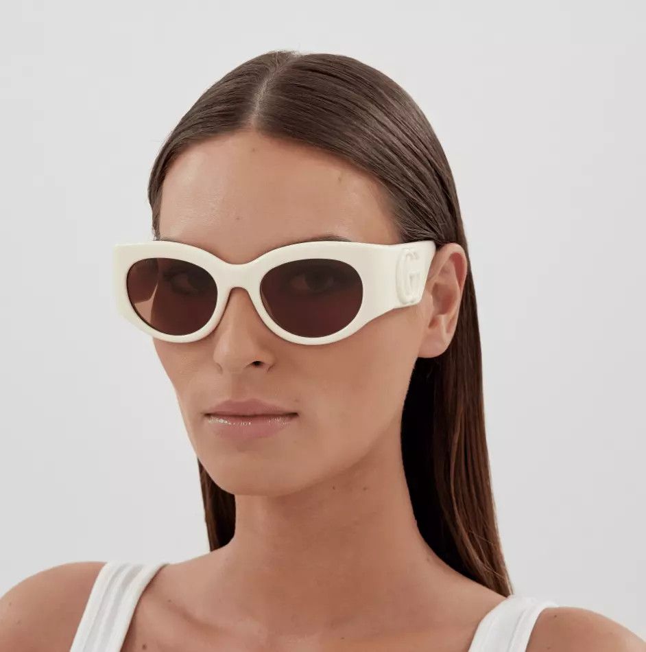 Gucci NEW GUCCI GG1544S-004 Ivory Size ONE SIZE - 3 Thumbnail