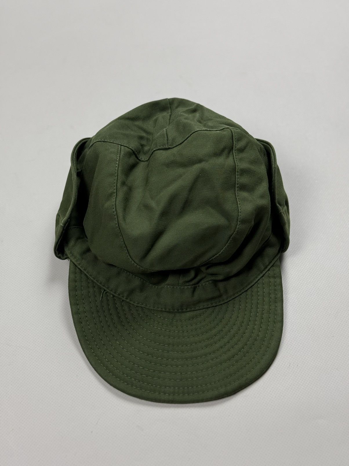 Vintage Vintage Swedish Army Military Earwarmer Flap Ear Cap Hat Size ONE SIZE - 3 Thumbnail