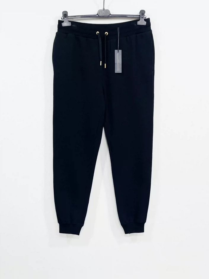 Versace VERSACE Men's Black Medusa Embroidered Sweatpants - dmc Size US 34 / EU 50 - 1 Thumbnail