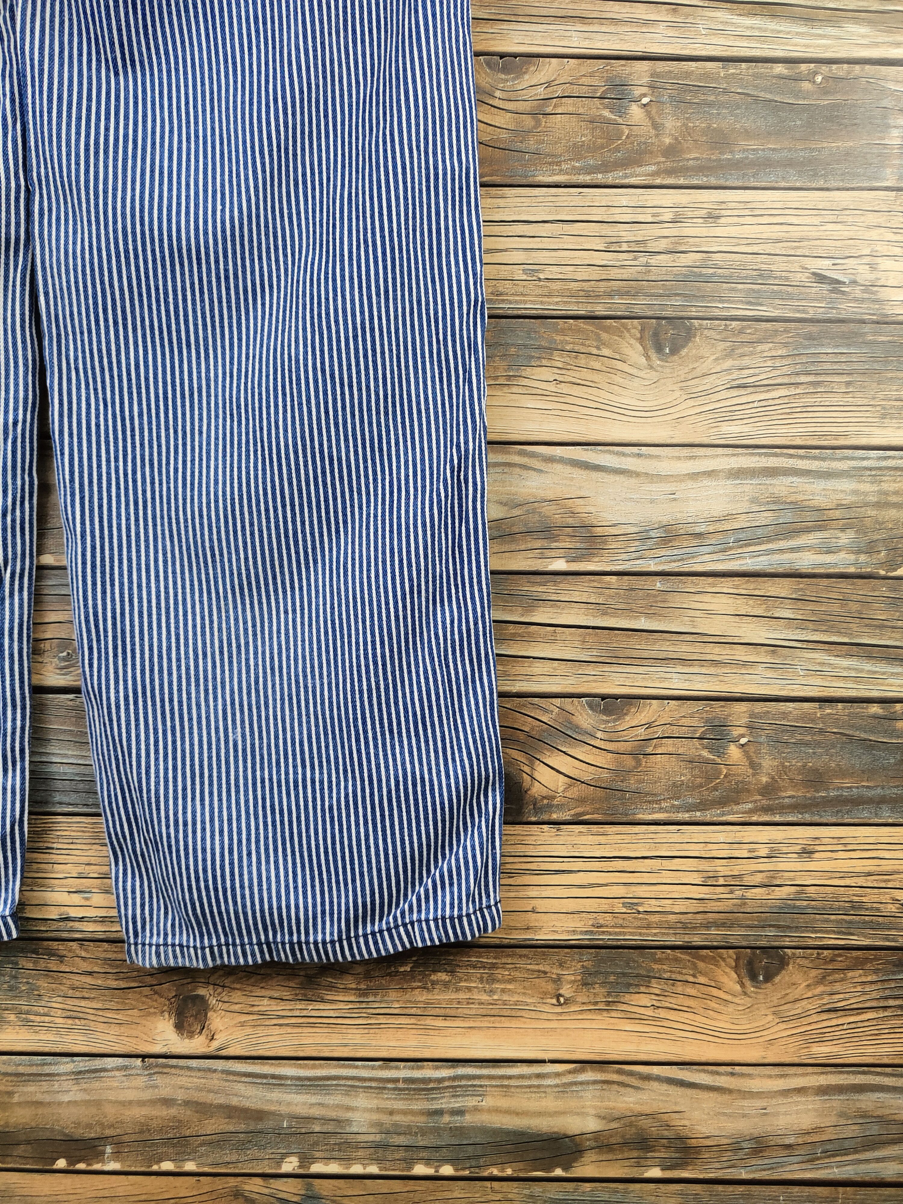 Japanese Brand Mini Valman Blue White Multipocket Jumpsuits #S2929 Size 28" / US 6 / IT 42 - 20 Thumbnail