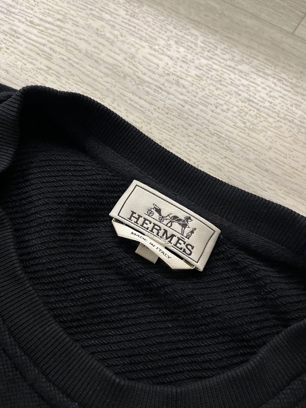 Hermes Hermès Big Logo Lux Luxury OldMoney Sweatshirt/Crewneck Size US L / EU 52-54 / 3 - 3 Thumbnail