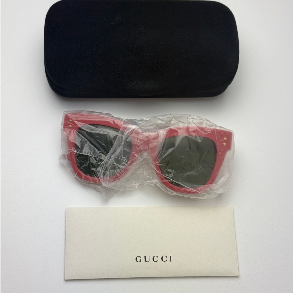 Gucci New Gucci Sunglasses GG1082S 004 Pink Green Women Size ONE SIZE - 13 Thumbnail