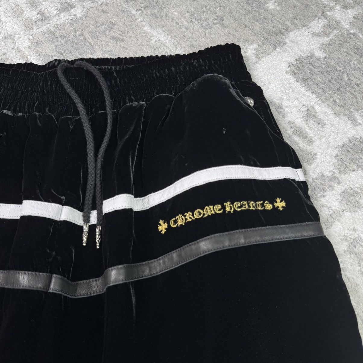 Chrome Hearts Velour leather track pant Size US 36 / EU 52 - 5 Thumbnail