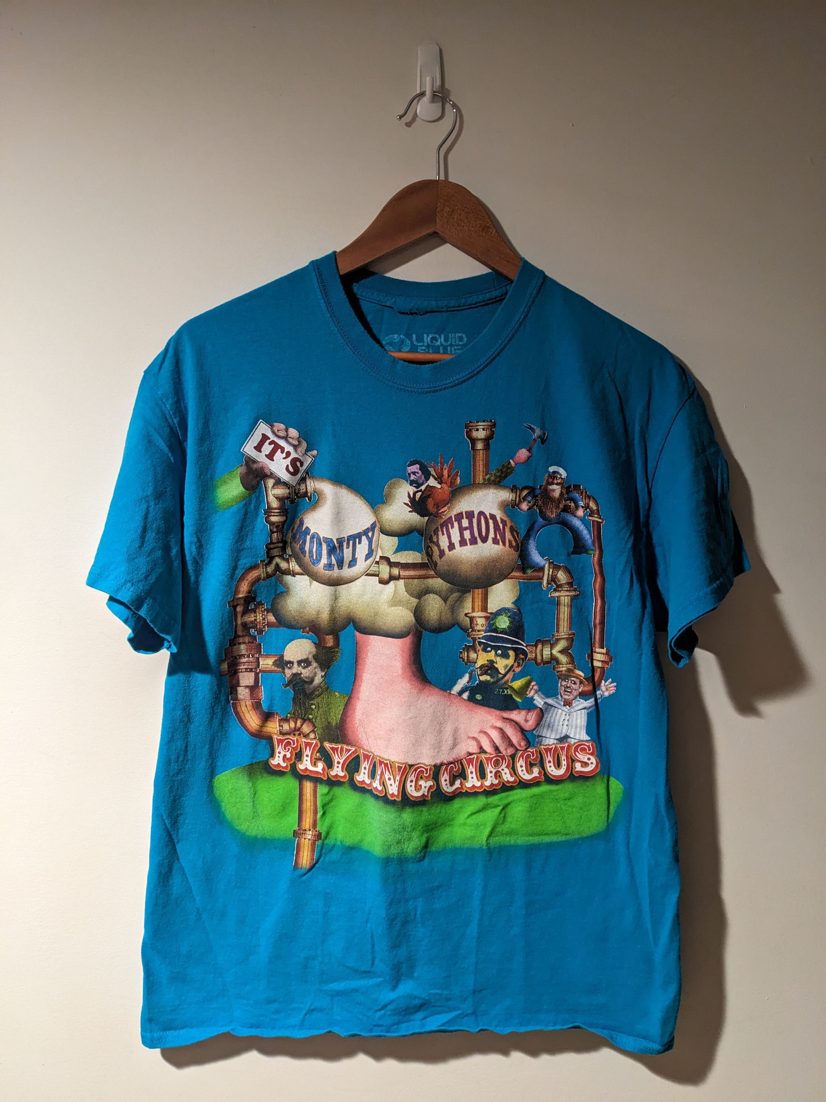 Liquid Blue Liquid Blue Flying Circus Monty Pythons Blue Large T-Shirt Size US L / EU 52-54 / 3 - 1 Thumbnail
